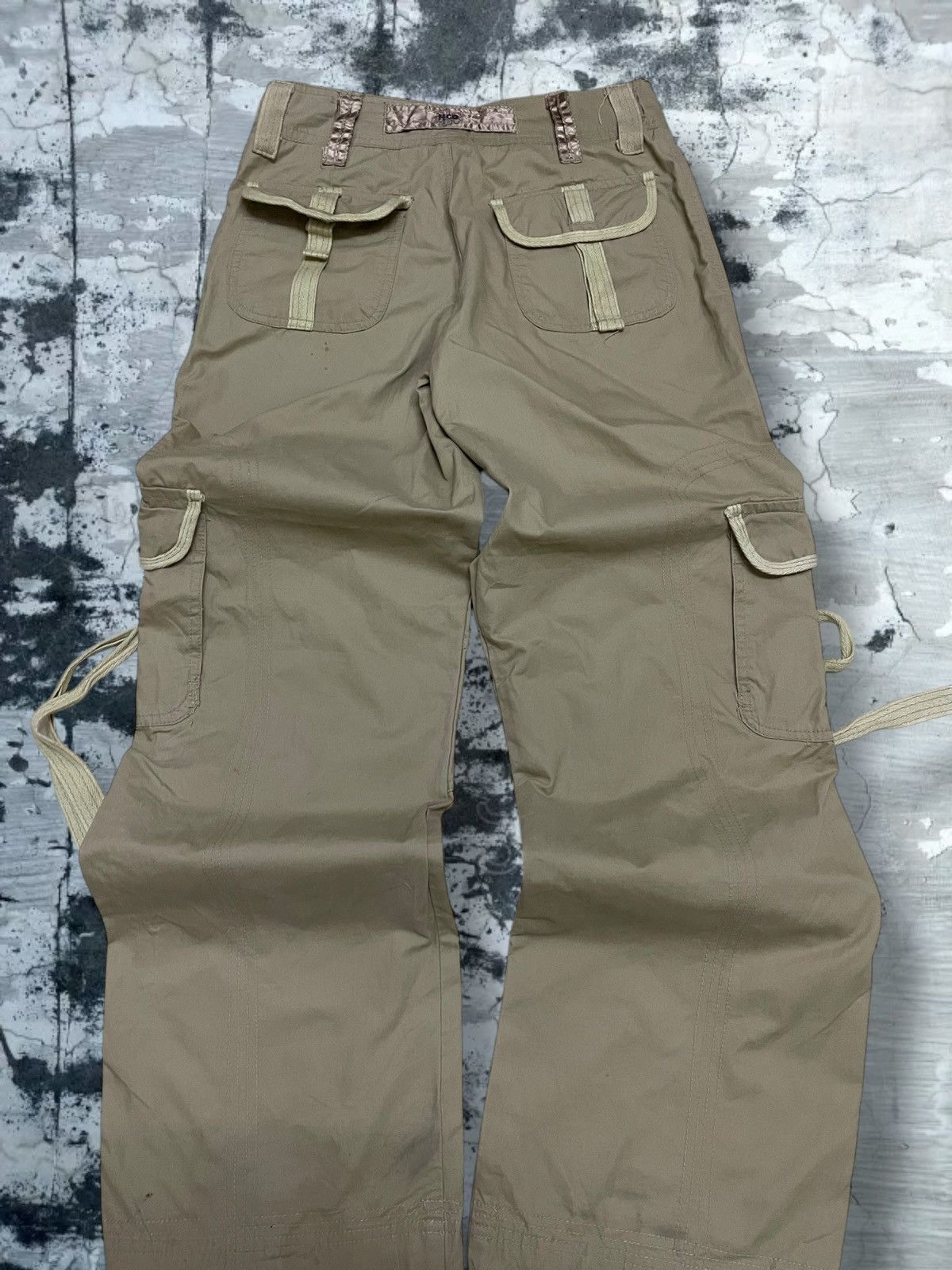 GOA Vintage 1990s Japan Designer HCO1922 Parachute Cargo Pant Size US 27 - 12 Thumbnail
