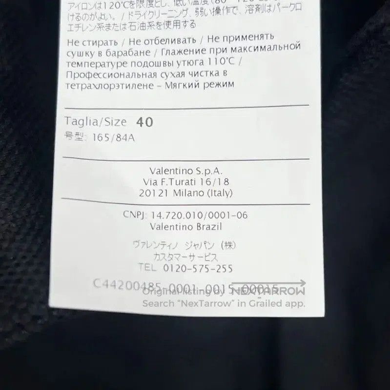 Valentino Valentino Black Cotton Casual Pants for Women . Size 30" / US 8 / IT 44 - 4 Thumbnail