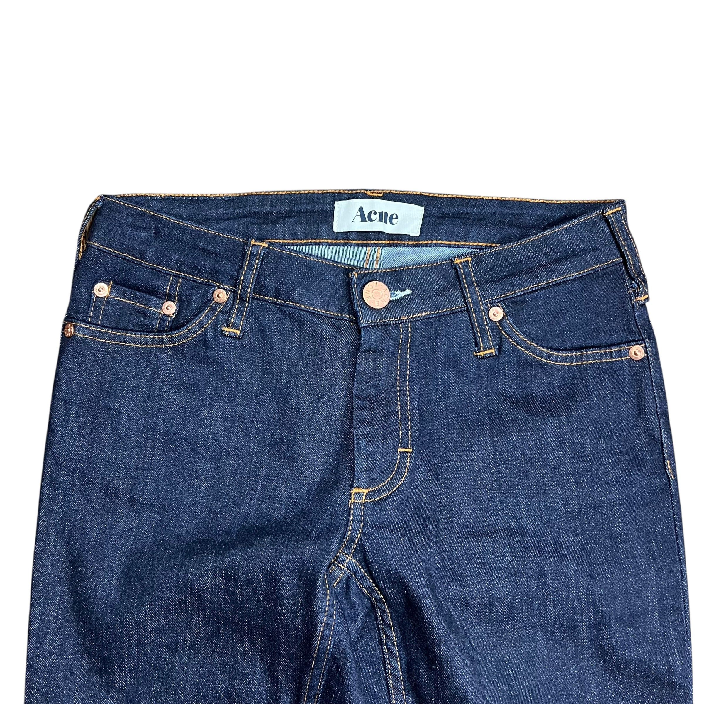 Acne Studios Acne Studios Dark Blue Skinny Jeans - 26” Size 26" / US 2 / IT 38 - 3 Thumbnail