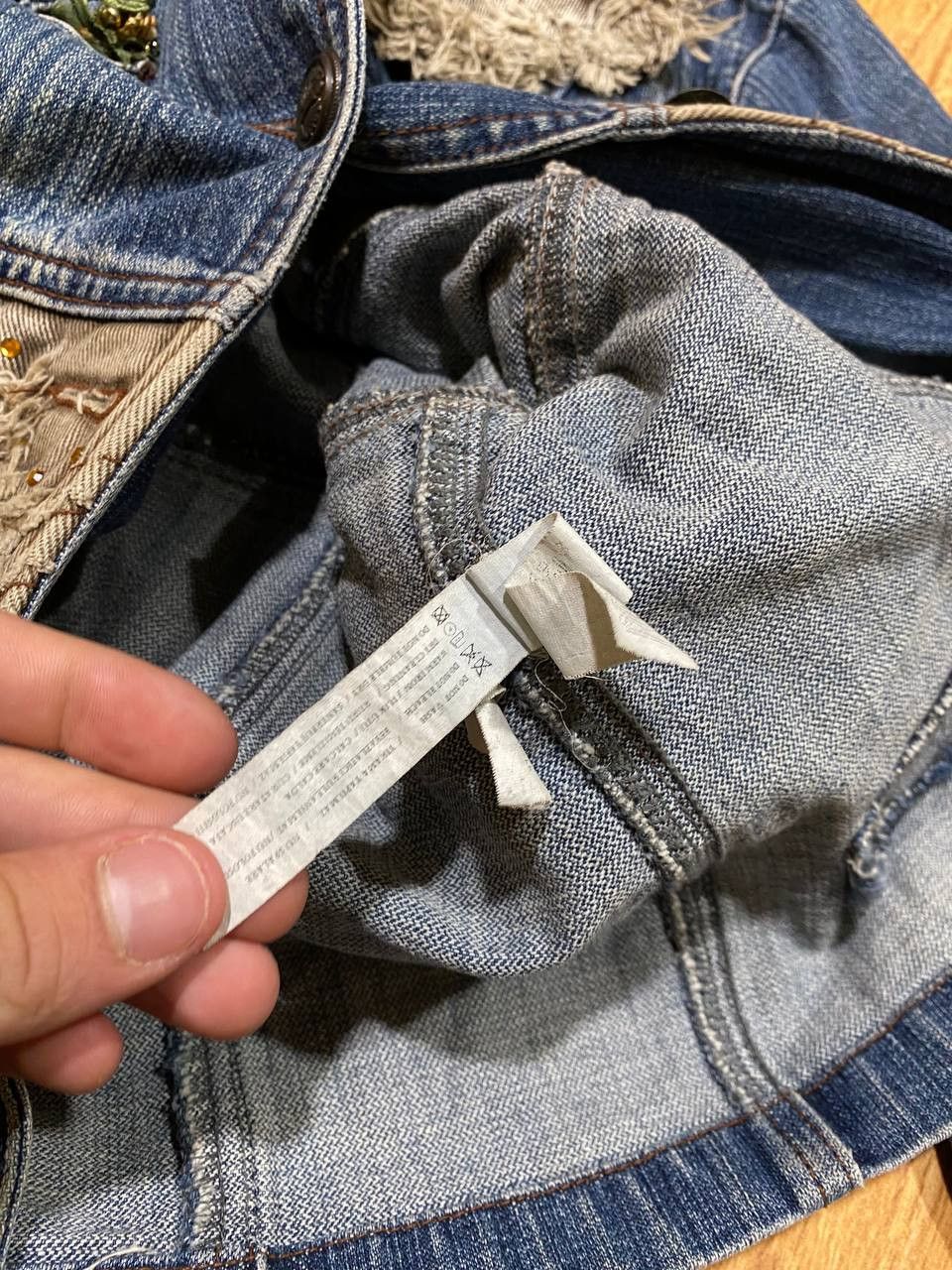 Dolce & Gabbana Ladies Embellished Handmade Denim Jean Jacket Size M / US 6-8 / IT 42-44 - 3 Thumbnail