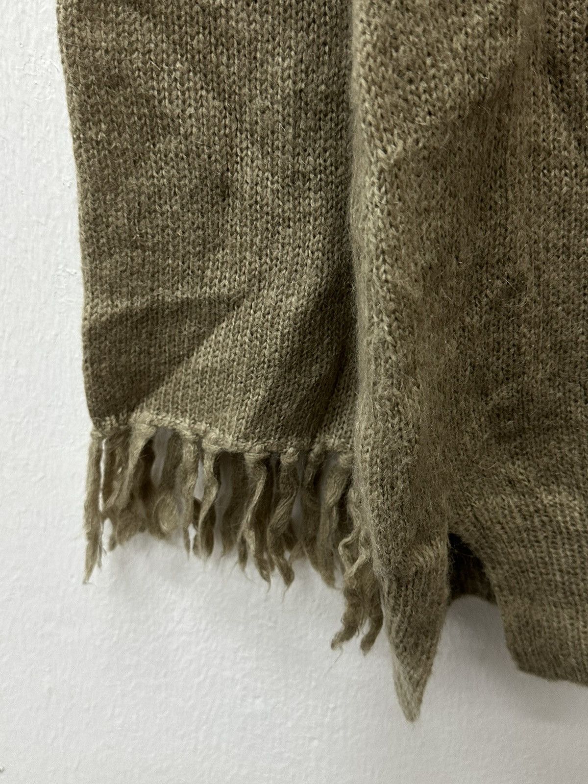 GOA GOA Japan Braided Fringe Wool/Mohair Turtleneck Knitwear Size US M / EU 48-50 / 2 - 4 Thumbnail