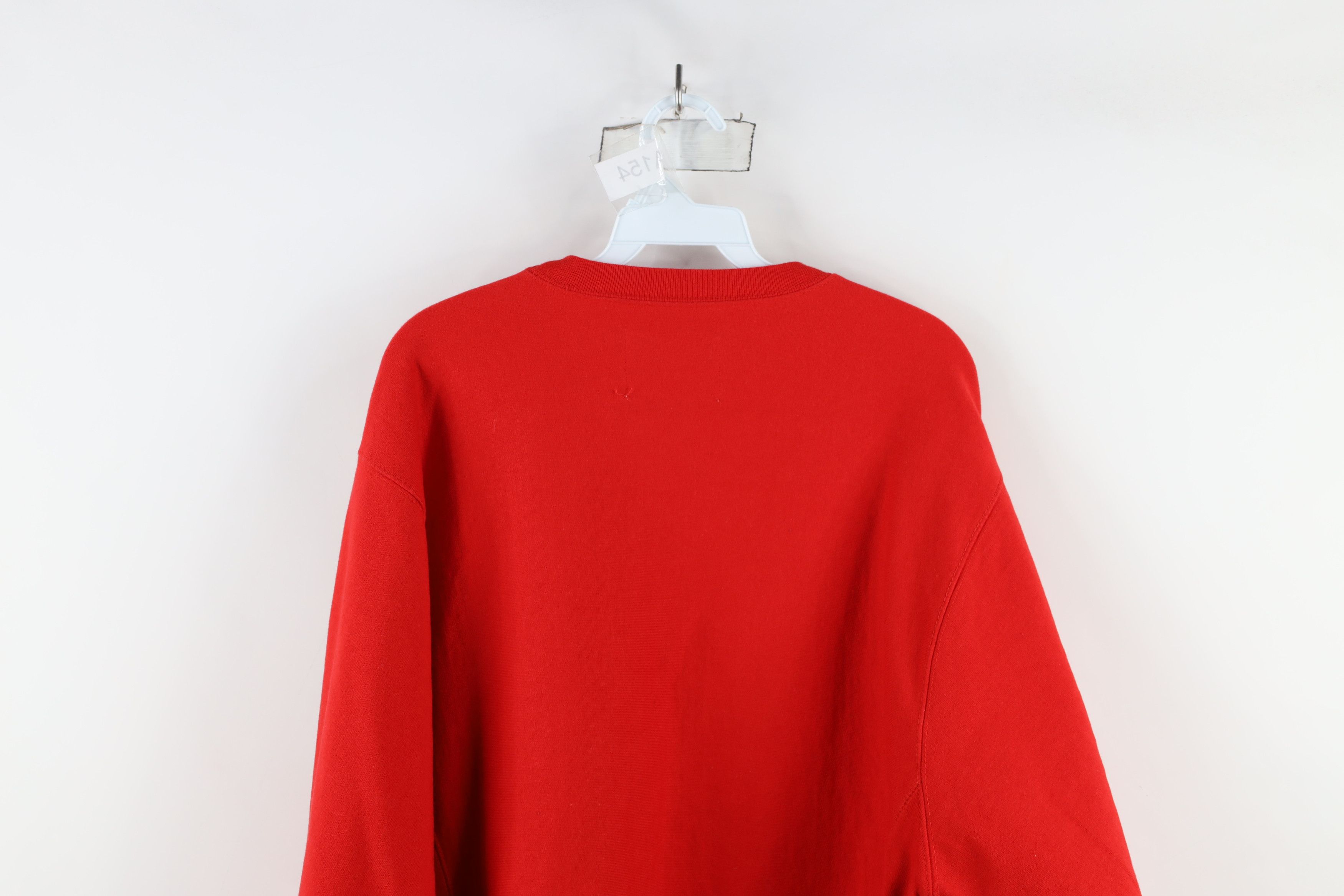 Vintage Vintage 90s Ohio State University Crewneck Sweatshirt Red Size US L / EU 52-54 / 3 - 12 Thumbnail