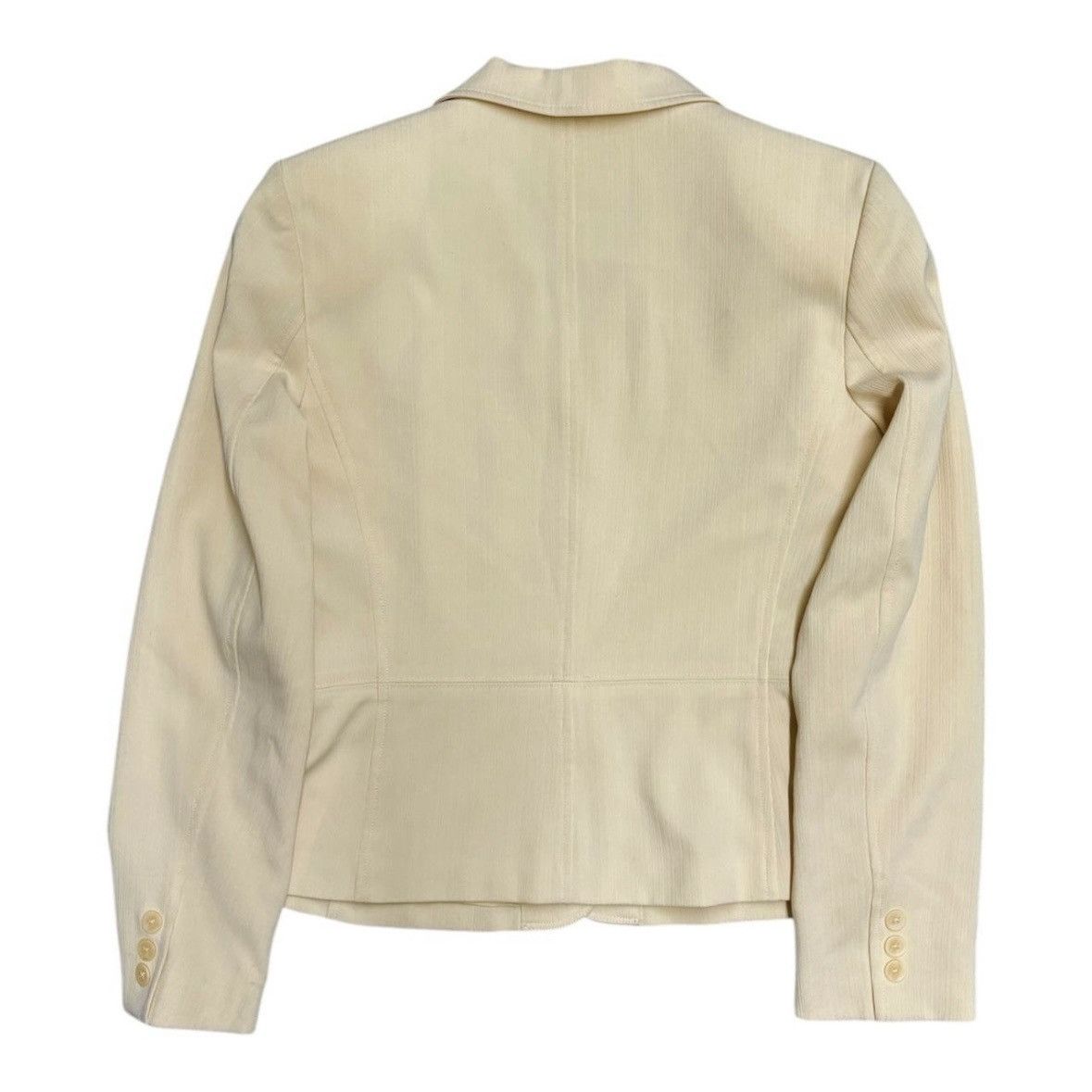 Vintage Vintage 90s Refaella Cream Beige Blazer Jacket Women Size 10 Size L / US 10 / IT 46 - 2 Thumbnail