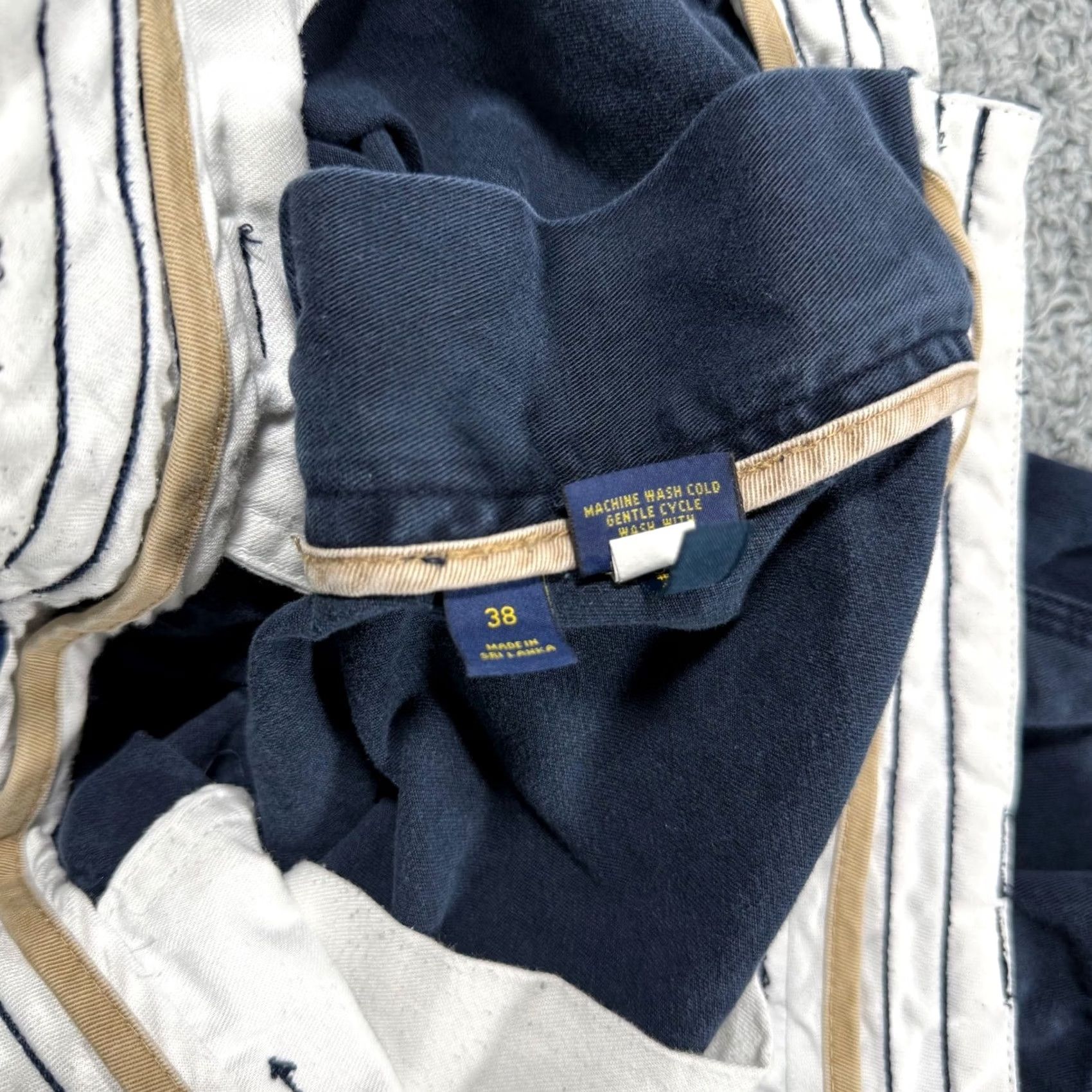 Polo Ralph Lauren Polo Ralph Lauren Mens Size 38 Navy Blue Heavy Cargo Shorts Utility Thick Size US M / EU 48-50 / 2 - 4 Thumbnail