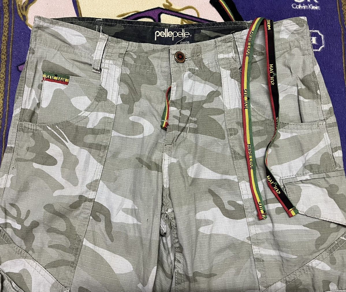 Pelle Pelle PELLE PELLE Soljah Rare Design Camo Cargo Pant Size US 32 / EU 48 - 4 Thumbnail