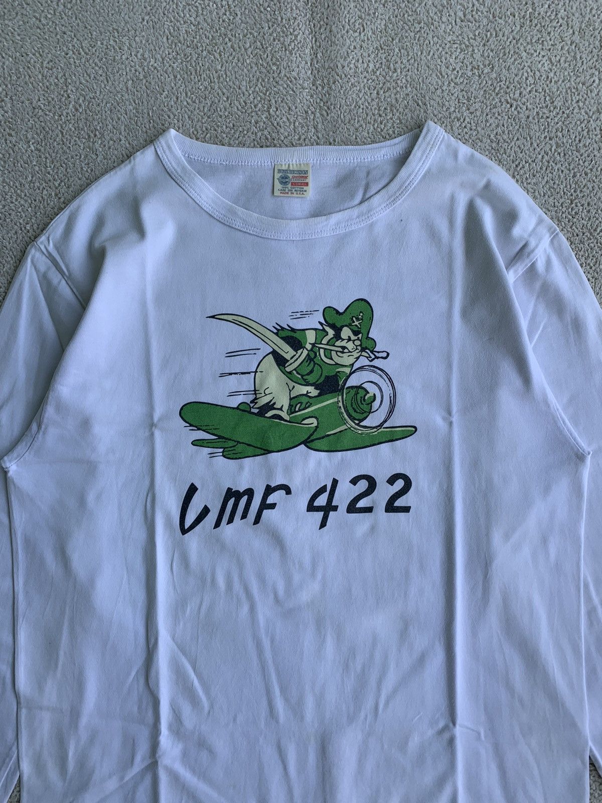 vtg Buzz Rickson Marine Fighting Force Long Sleeve