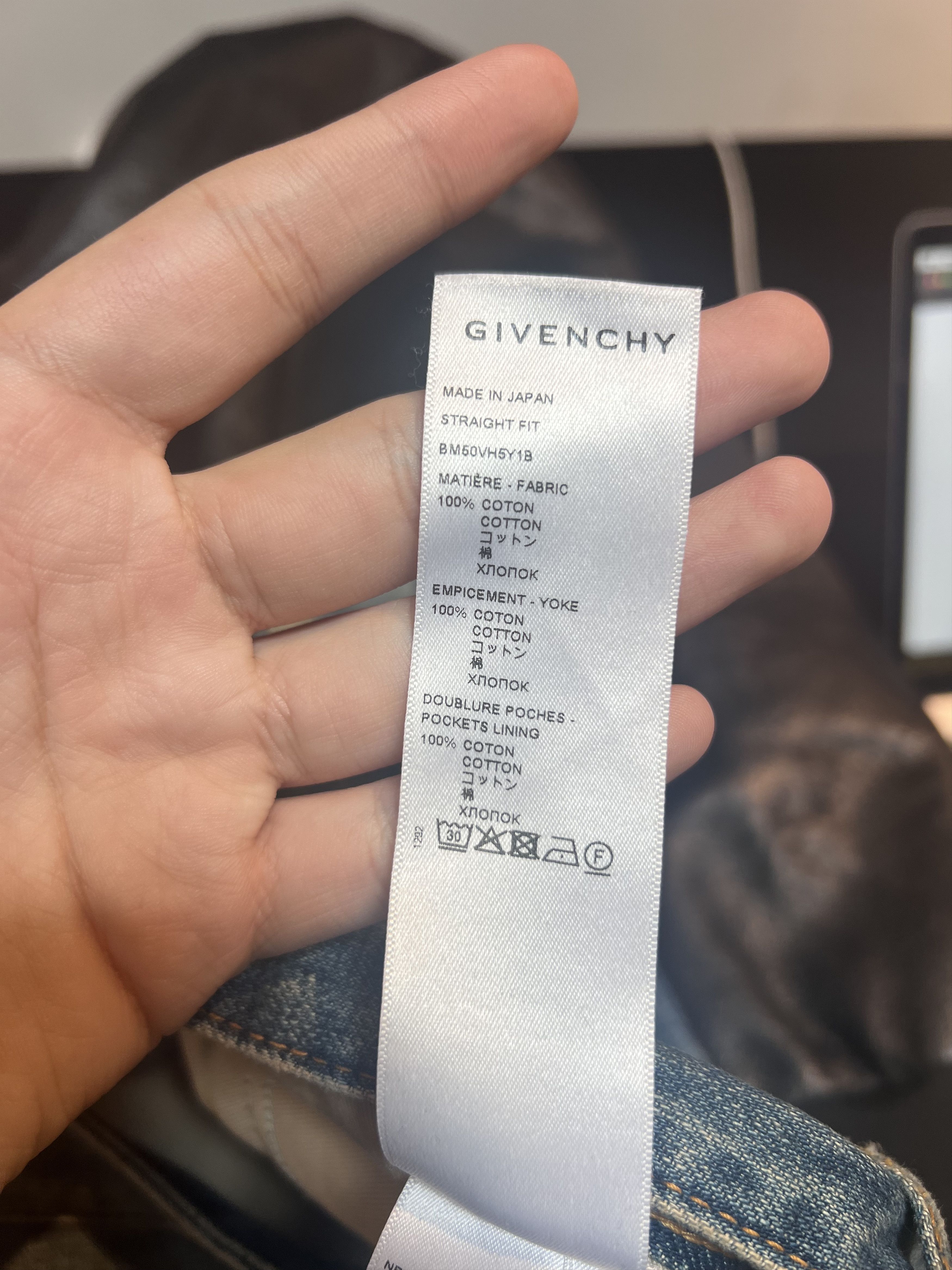Givenchy Givenchy Distressed Boro Denim Size US 33 - 6 Thumbnail