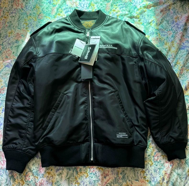 Schott Schott Co-branded leather jacket Size US L / EU 52-54 / 3 - 1 Thumbnail