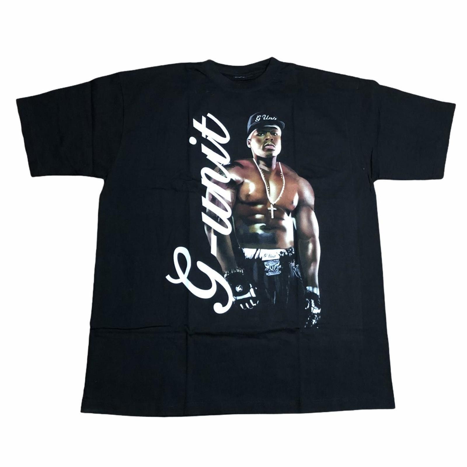Designer Vintage 50 Cent G-Unit Rap Tshirt Size US XL / EU 56 / 4 - 1 Thumbnail