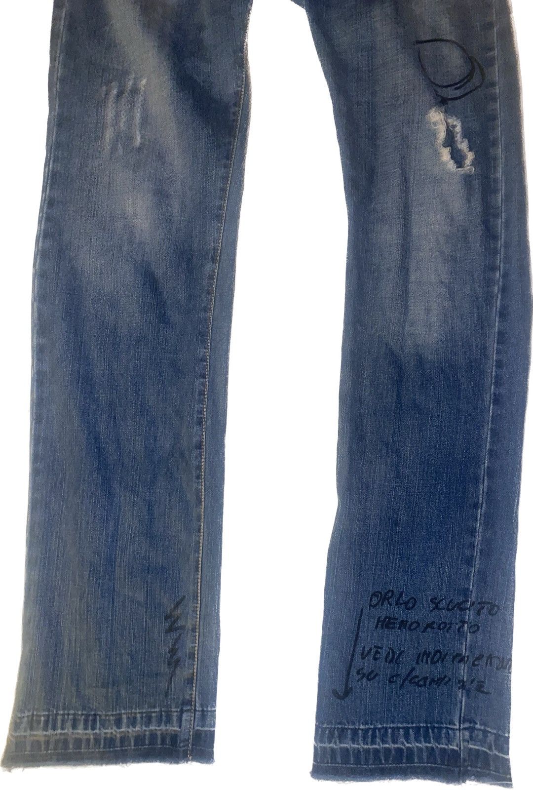 Dolce & Gabbana Dolce & Gabbana distressed printed jeans Size US 30 / EU 46 - 6 Thumbnail