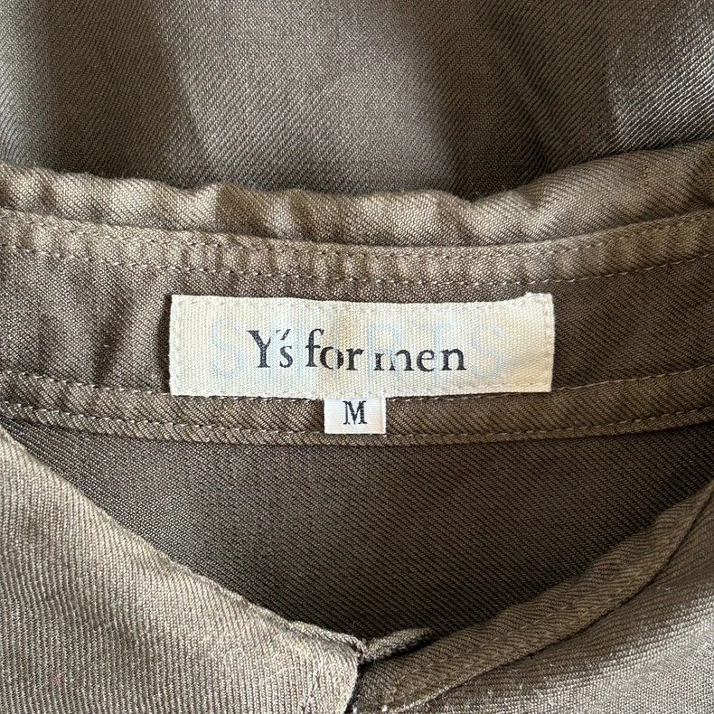 Yohji Yamamoto Yohji Yamamoto 98aw Olive Green Wool Shirt 2502-Nextarrow Size US M / EU 48-50 / 2 - 5 Thumbnail