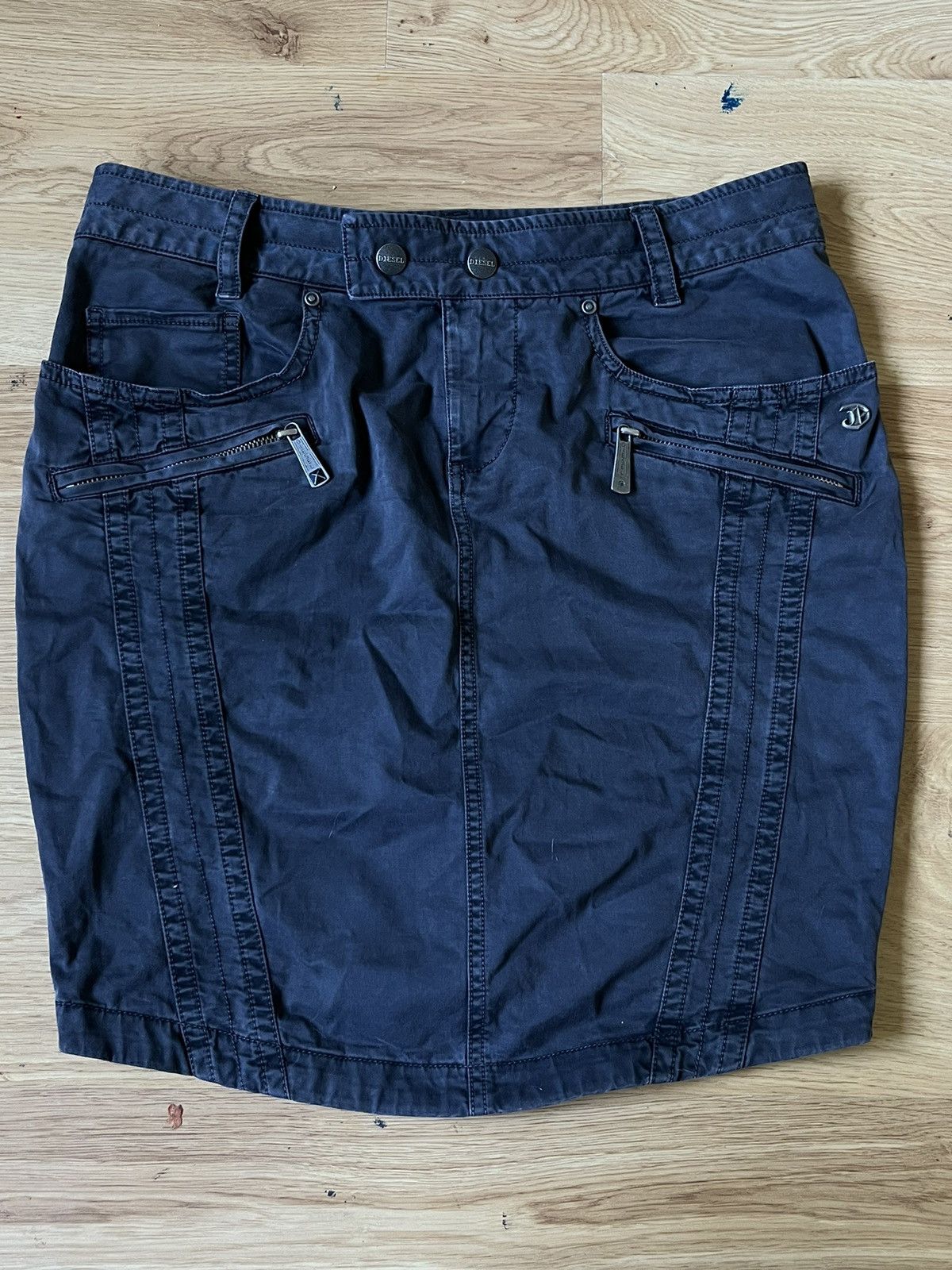 Diesel × Vintage Diesel Y2K vintage denim mini skirt Size 29" - 4 Thumbnail