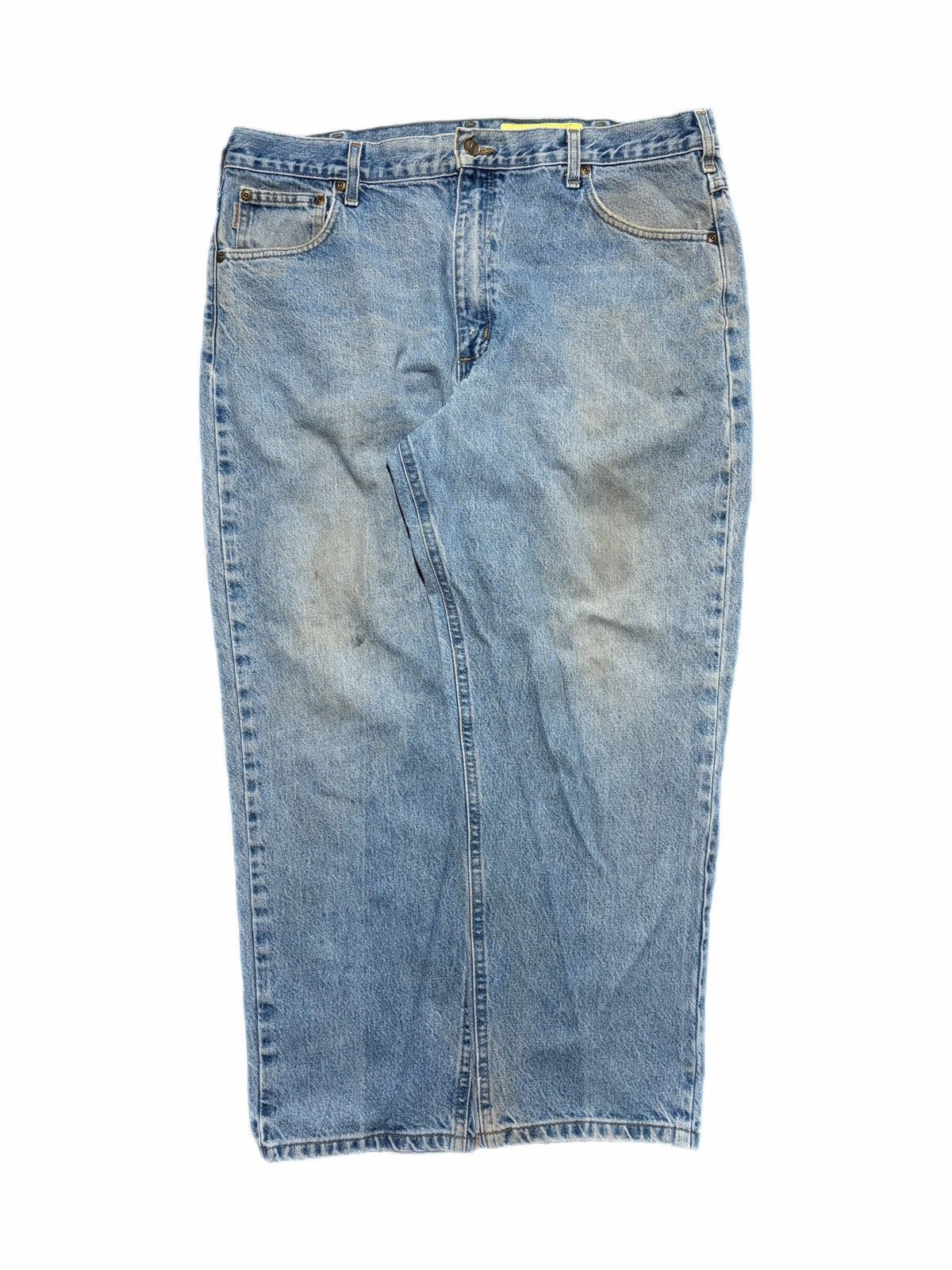 Carhartt Carhartt Denim Jeans Mens 40x28 Straight Distressed Workwear Size US 40 / EU 56 - 2 Thumbnail