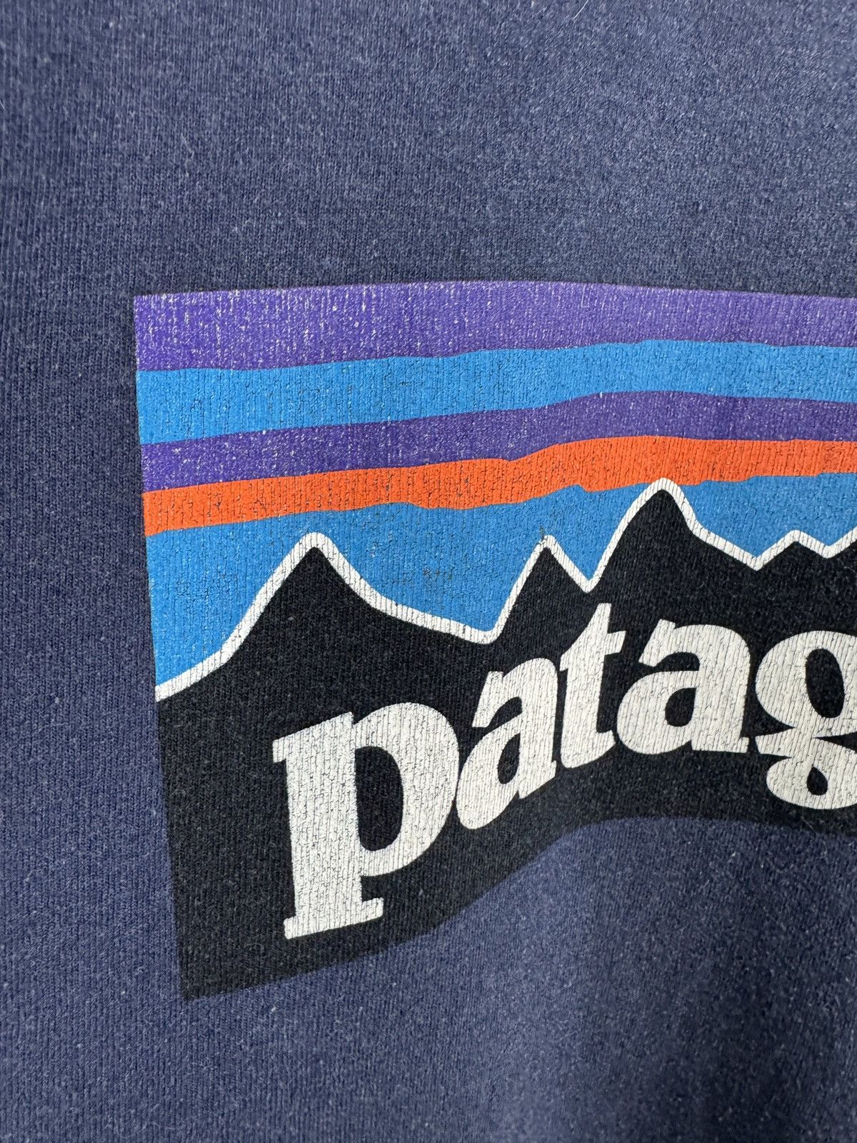 Patagonia Men’s Patagonia T-Shirt Blue Big Logo Streetwear Size Medium Size US M / EU 48-50 / 2 - 11 Thumbnail