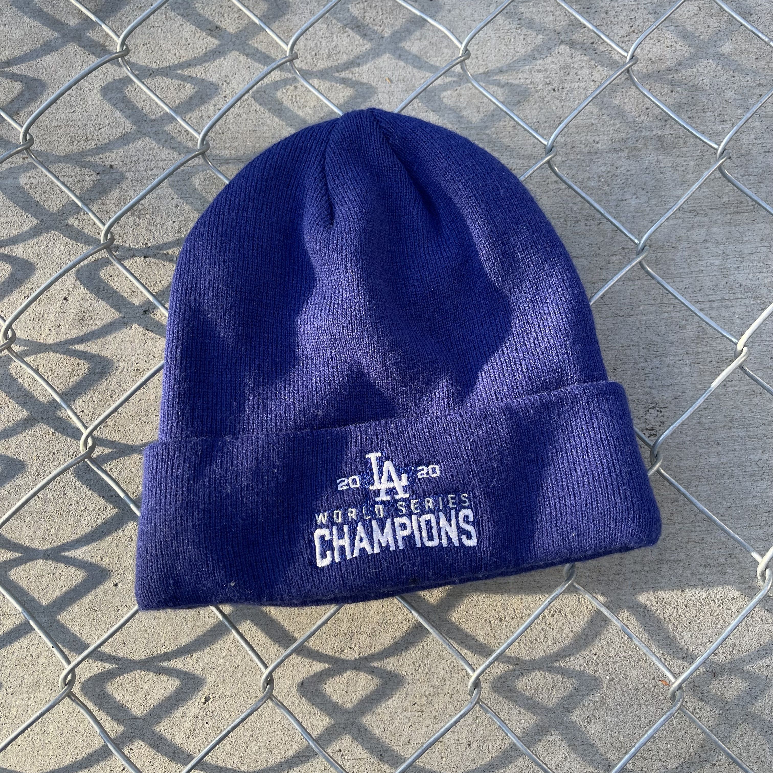 MLB 2020 Los Angeles Dodgers World Series Champions Beanie Size ONE SIZE - 1 Thumbnail