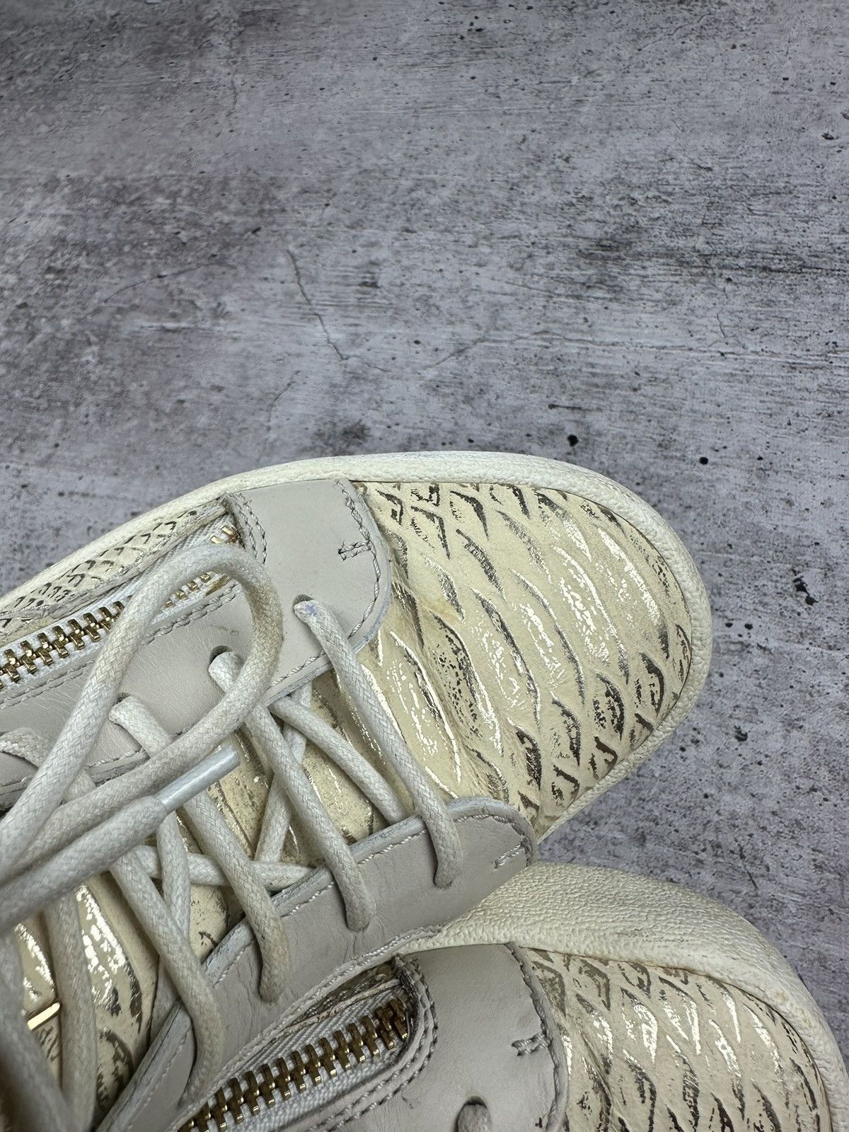 Giuseppe Zanotti Women's Giuseppe Zanotti Leather Sneakers Size US 7.5 / IT 37.5 - 13 Thumbnail