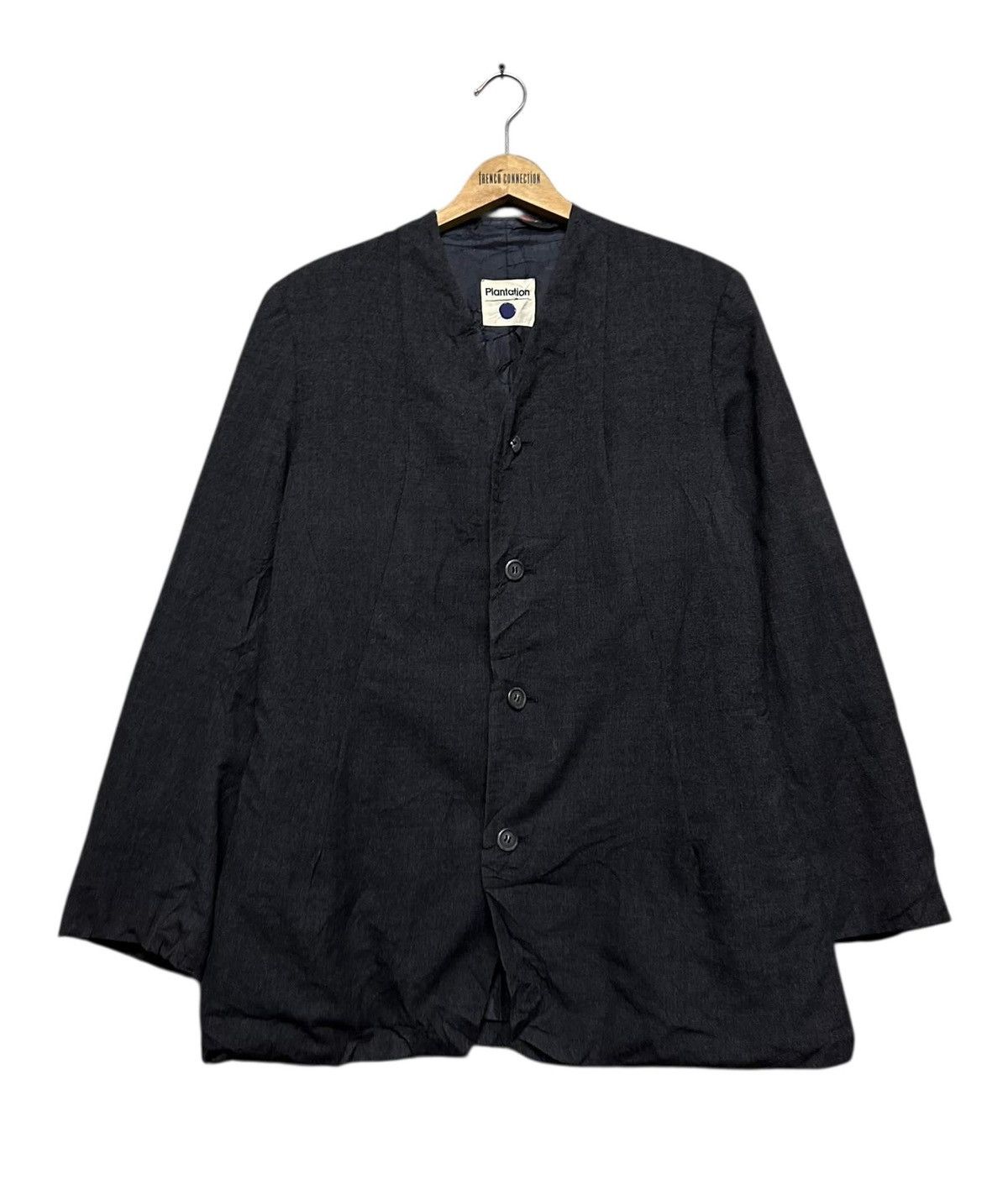 Vintage Plantation Issey Miyake Wool Blend Buttoned Jacket