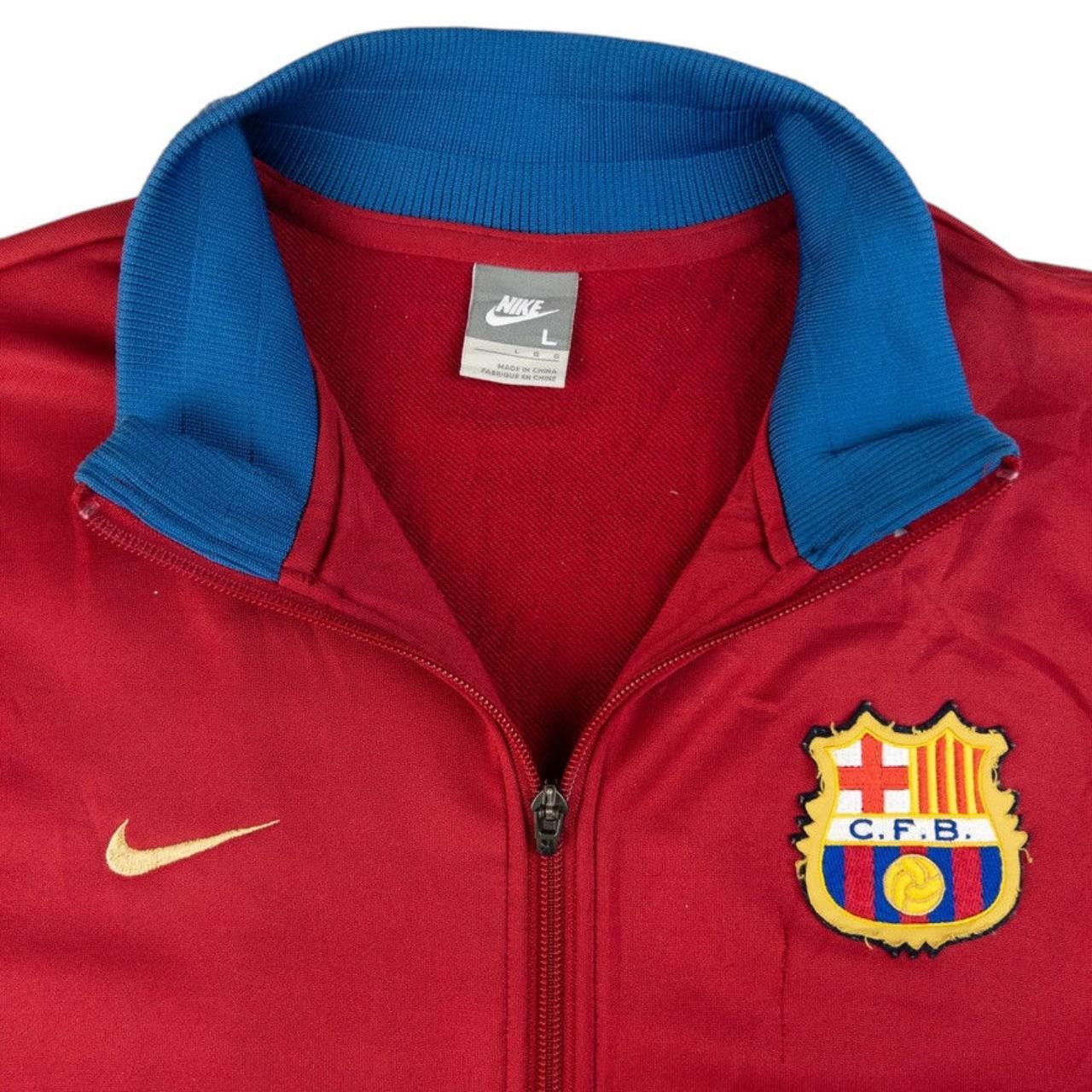 Nike Vintage Nike FCB Barcelona Zip Up Jacket Size L Size US L / EU 52-54 / 3 - 4 Thumbnail