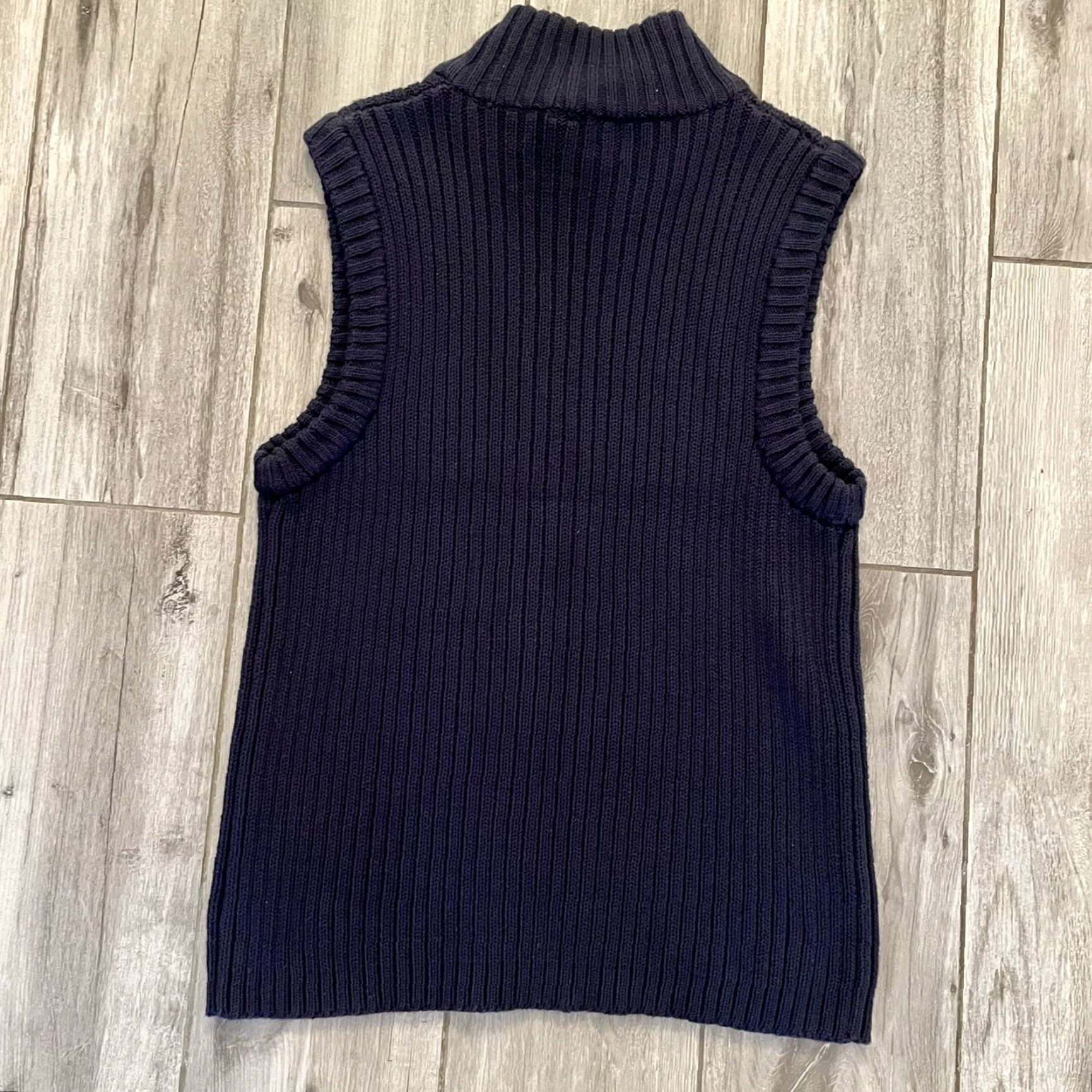 Gap VINTAGE GAP Vest Full Zip Up Cotton Blue Ribbed Corduroy Medium Ladies Unisex Adults M Knitted / Zip Vest 90s Cords Vintage Theme Size US M / EU 48-50 / 2 - 4 Thumbnail