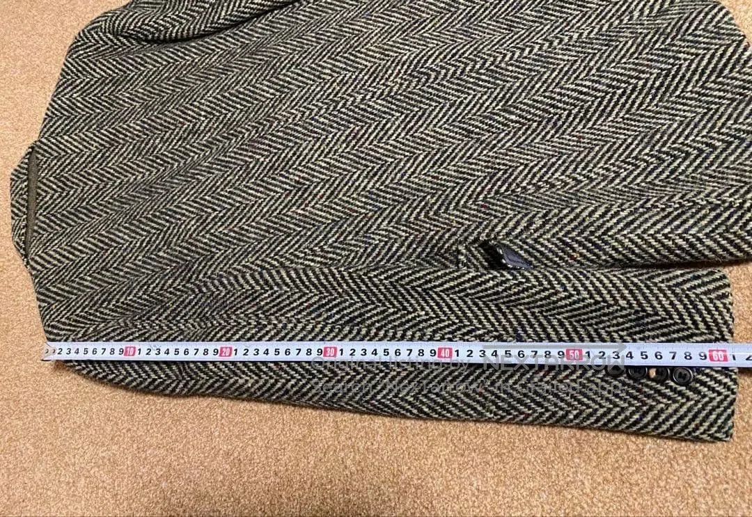 Ralph Lauren Blue Label RL Vintage Herringbone Tweed Blazer. Size US M / EU 48-50 / 2 - 9 Thumbnail