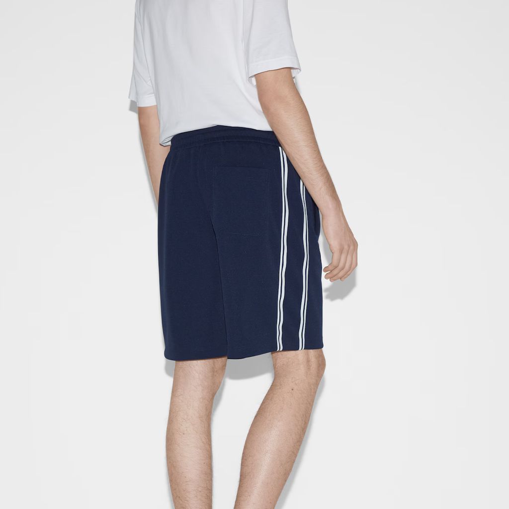Gucci o1la5ras0426 Technical Jersey Shorts in Navy Blue Size US 38 / EU 54 - 4 Thumbnail