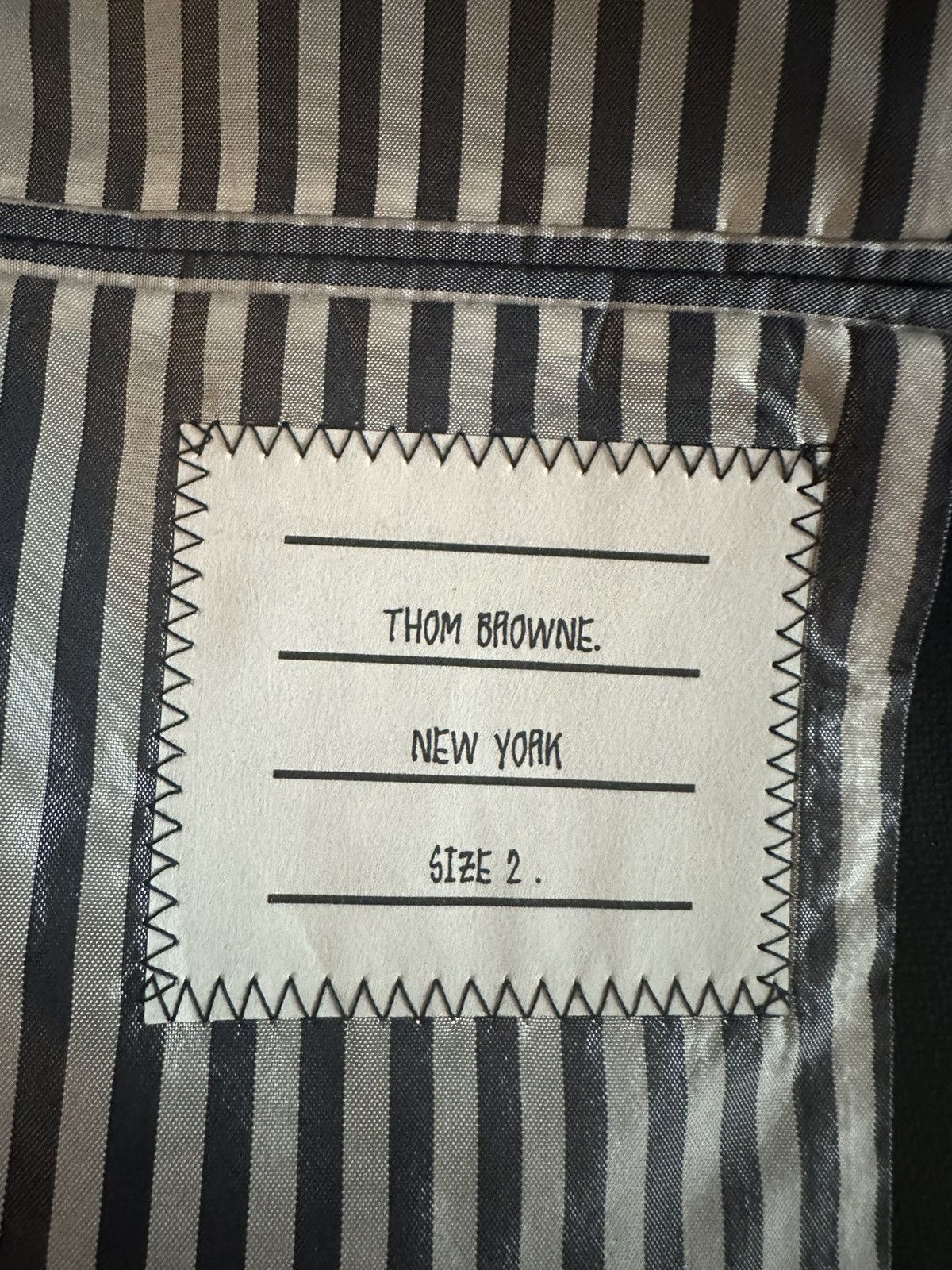 Thom Browne Thom Browne Navy Blazer size 2 Size 48S - 3 Thumbnail