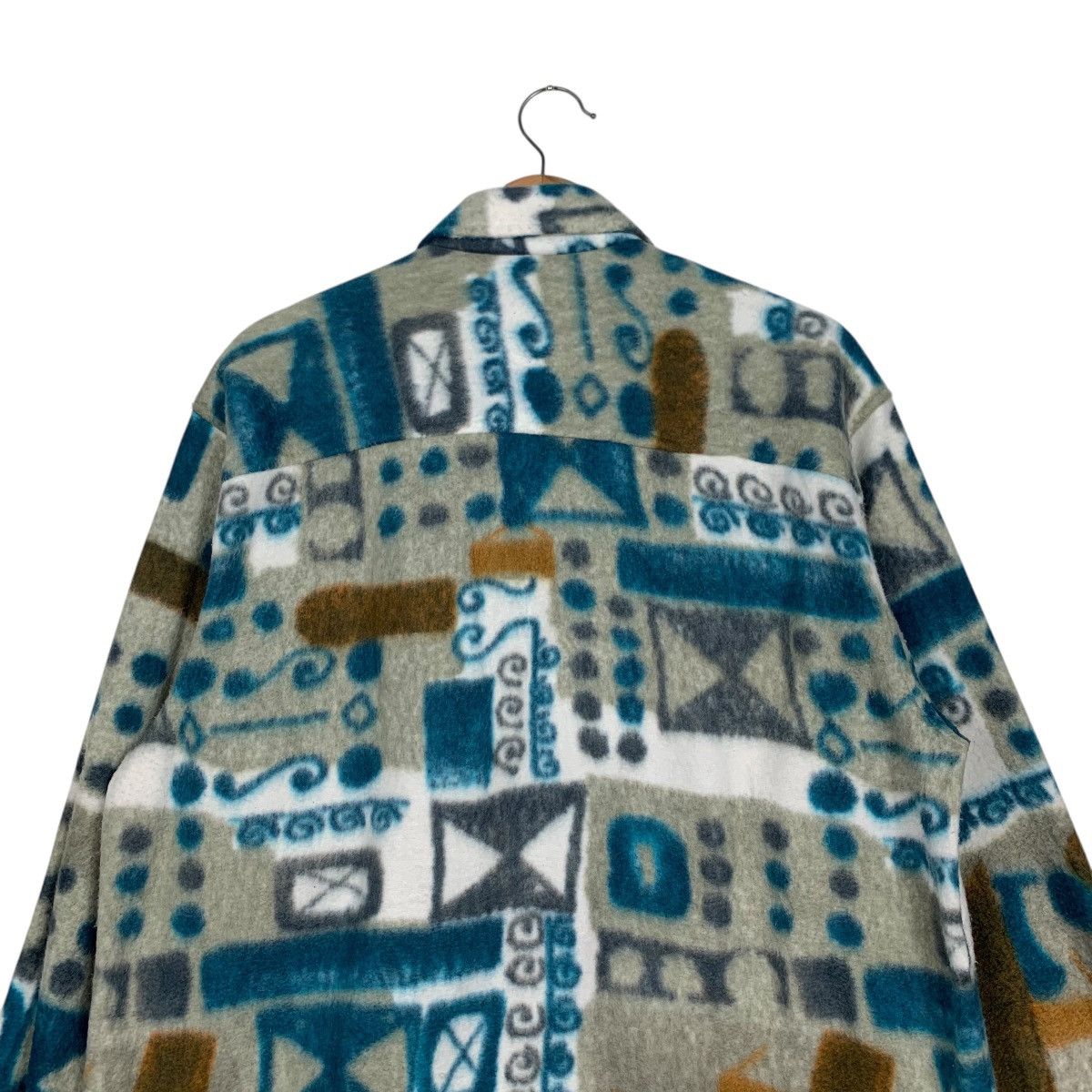 Flannel MACHOPE MIND Overprint Fleece Flannel #1600-C71 Size US M / EU 48-50 / 2 - 8 Thumbnail