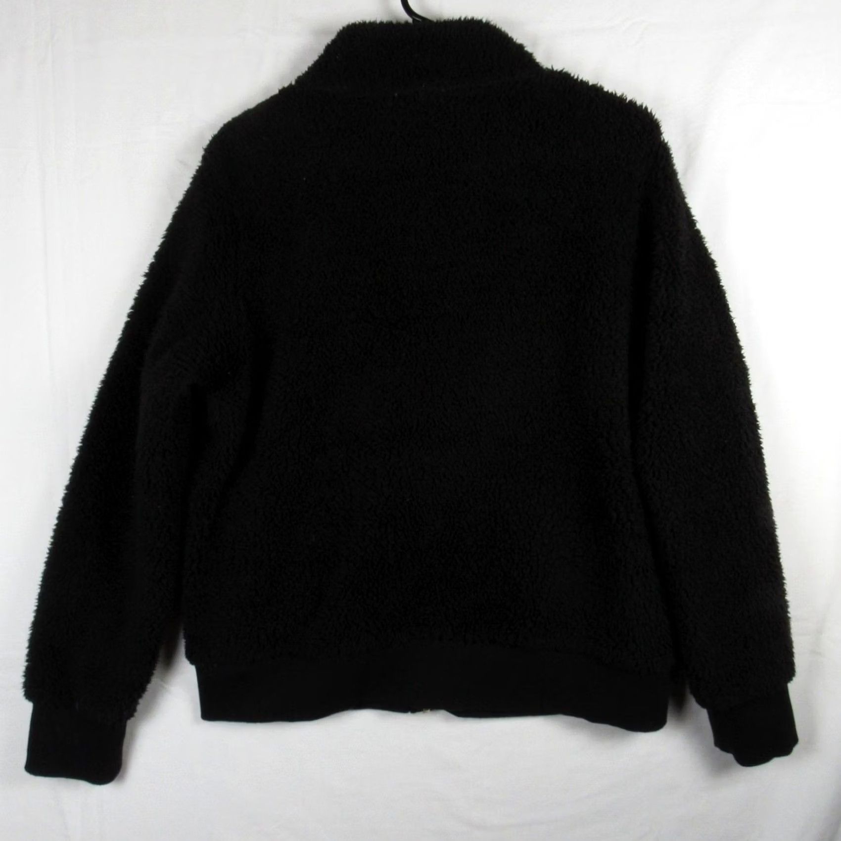Calvin Klein Calvin Klein Mens Black Full Zip Fleece Jacket Casual Outerwear M Size Regular Zip Solid Polyester Jacket Mens Women? Size M / US 6-8 / IT 42-44 - 2 Thumbnail