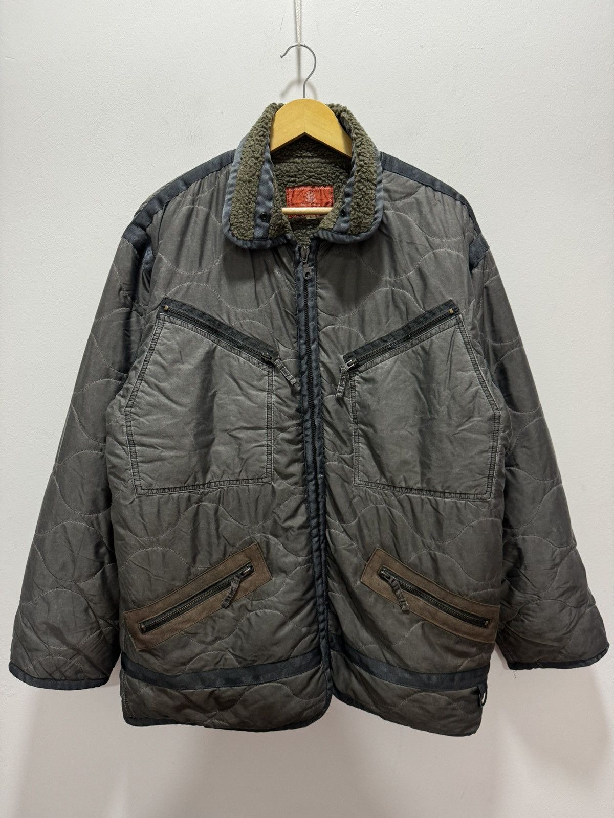 Avirex AVIREX OFFICER’S UNIFORM MULTIZIPPER POCKET SHERPA JACKET Size US L / EU 52-54 / 3 - 1 Thumbnail