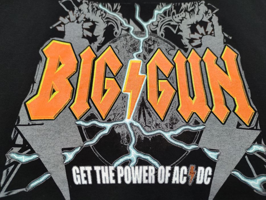 Vintage Vintage AC/DC Big Gun T Shirt Get The Power Of AC DC | Grailed