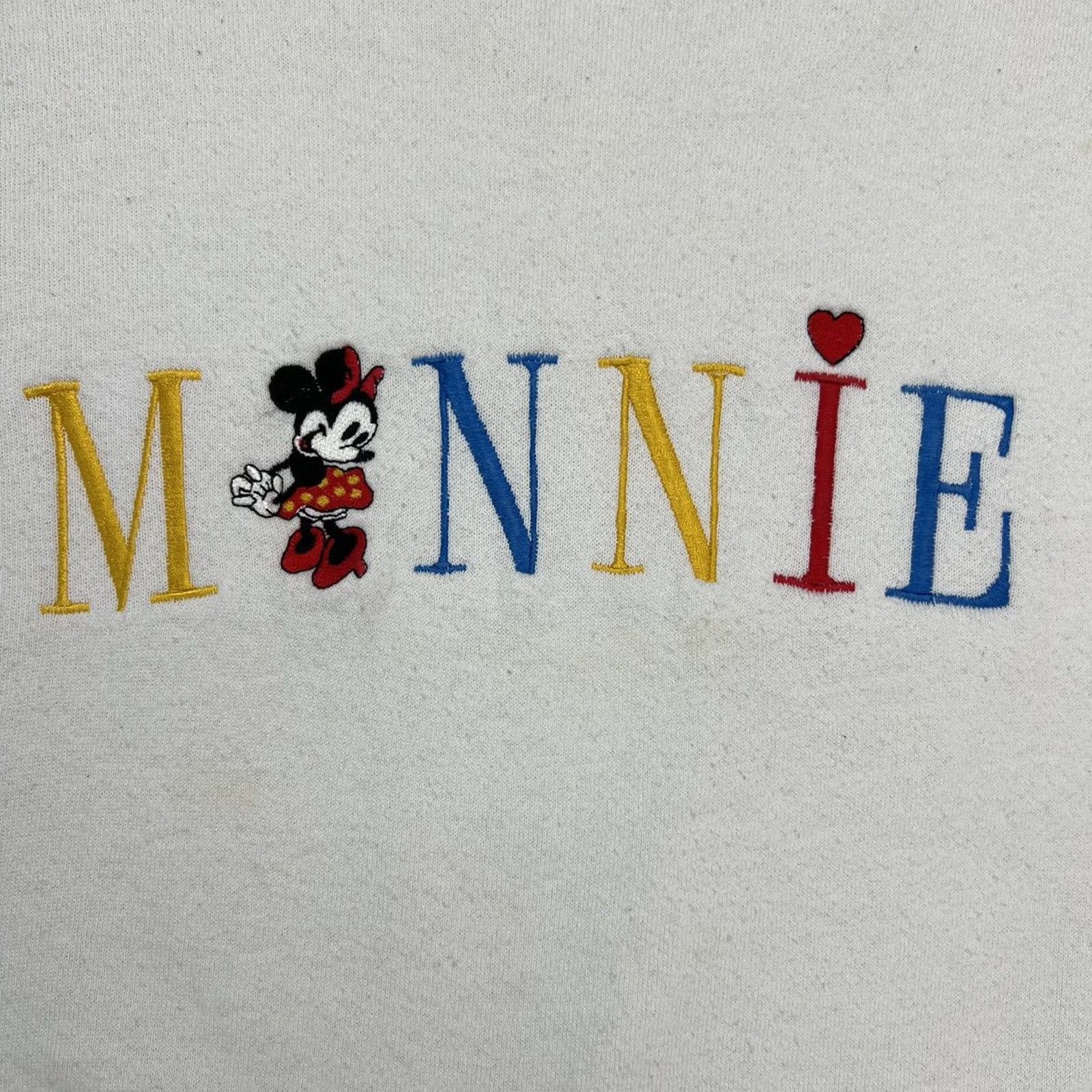 Disney × Mickey Mouse × Vintage Vintage 90s Minnie Mouse Sweatshirt Walt Disney Pullover Size US L / EU 52-54 / 3 - 2 Thumbnail