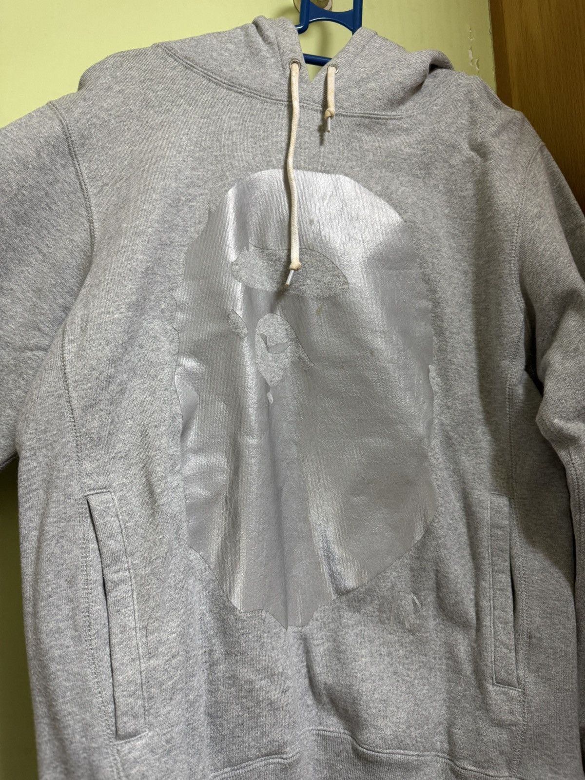 Bape Bape 3m refective big head hoodie Size US S / EU 44-46 / 1 - 1 Thumbnail