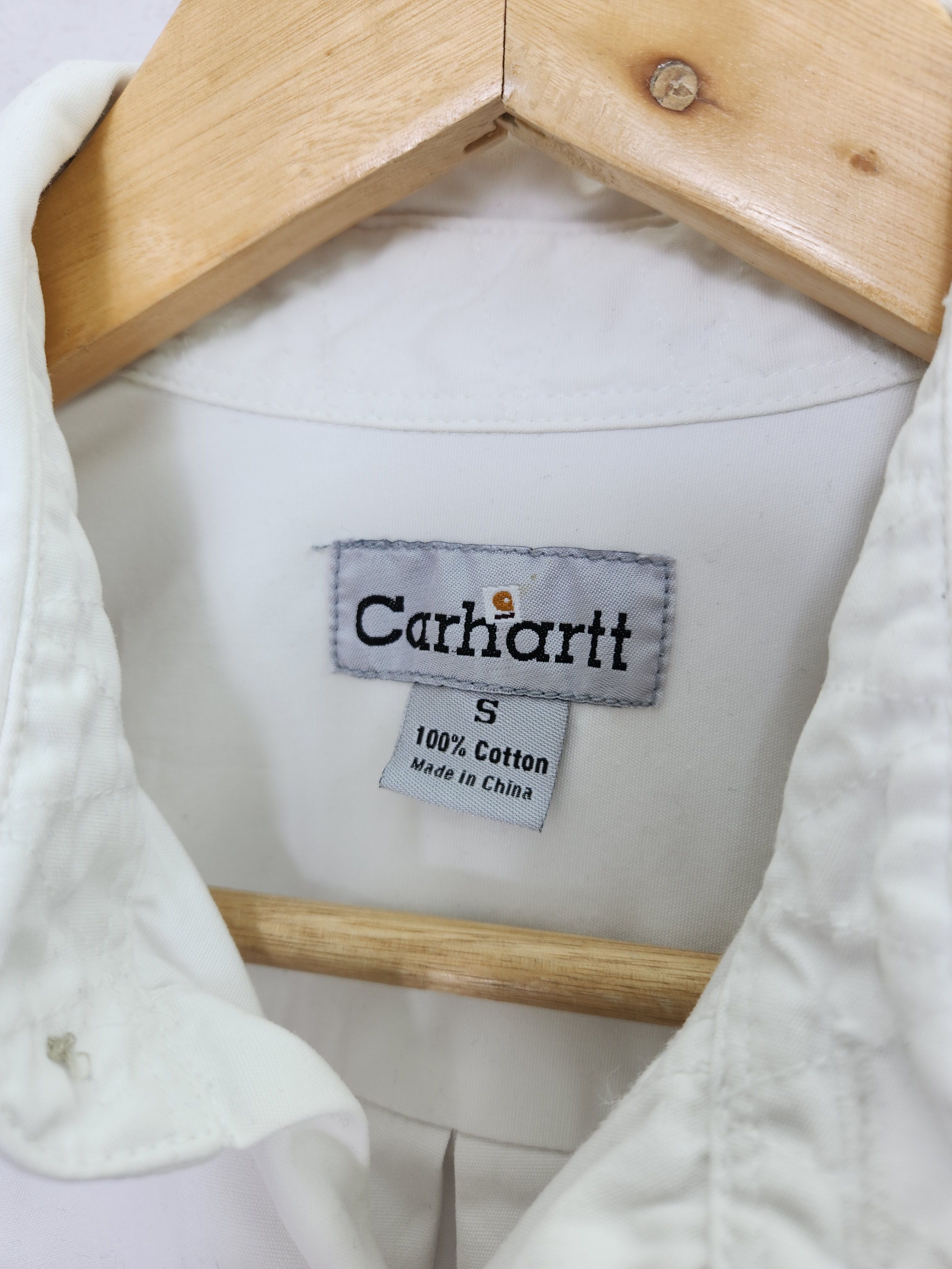 Carhartt Vintage Carhartt small logo shirt button ups Size US S / EU 44-46 / 1 - 7 Thumbnail