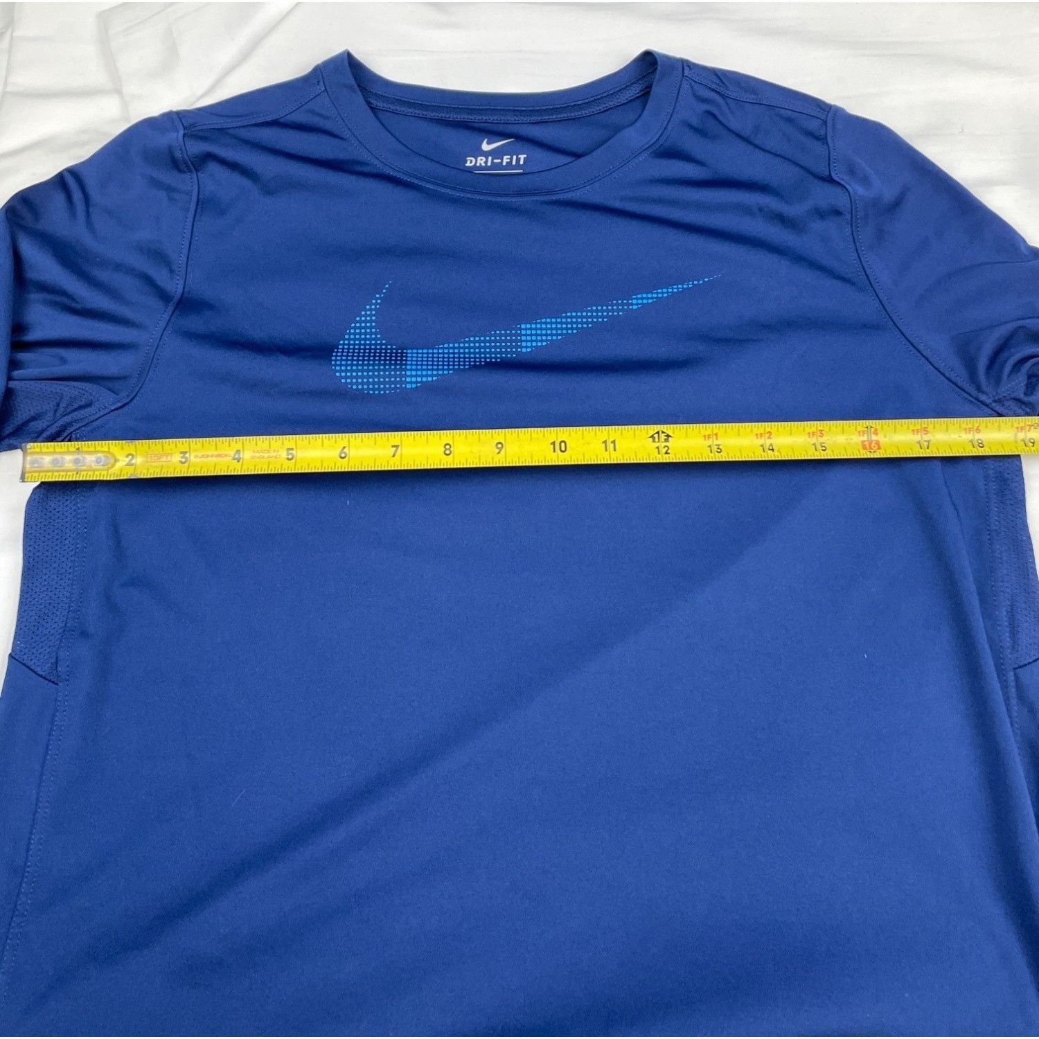 Nike Nike Dri Fit Men's Blue Stretch Long Sleeve Shirt Size XL SK Size US XL / EU 56 / 4 - 7 Thumbnail