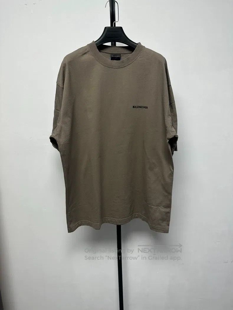 Balenciaga Balenciaga Letter Print Loose Round Neck T-Shirt Size US M / EU 48-50 / 2 - 1 Thumbnail