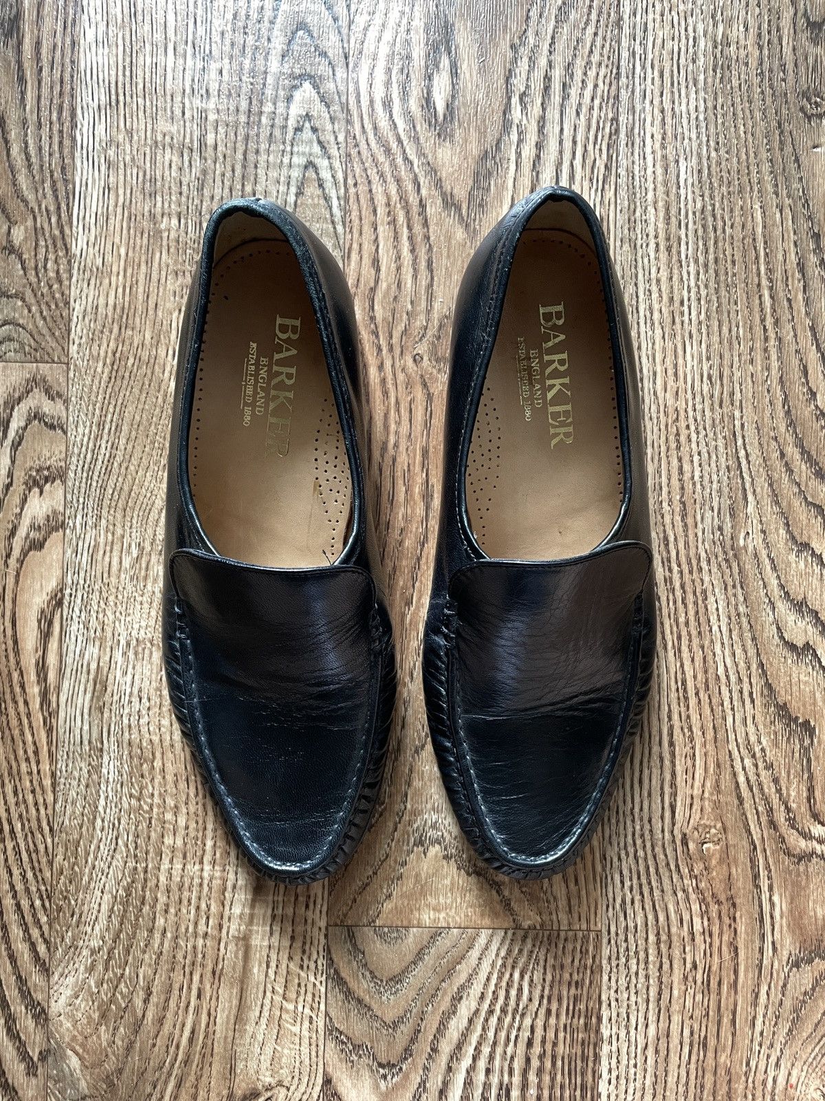 Barker Barker men’s leather loafers shoes size UK 7 Size US 8.5 / EU 41-42 - 3 Thumbnail