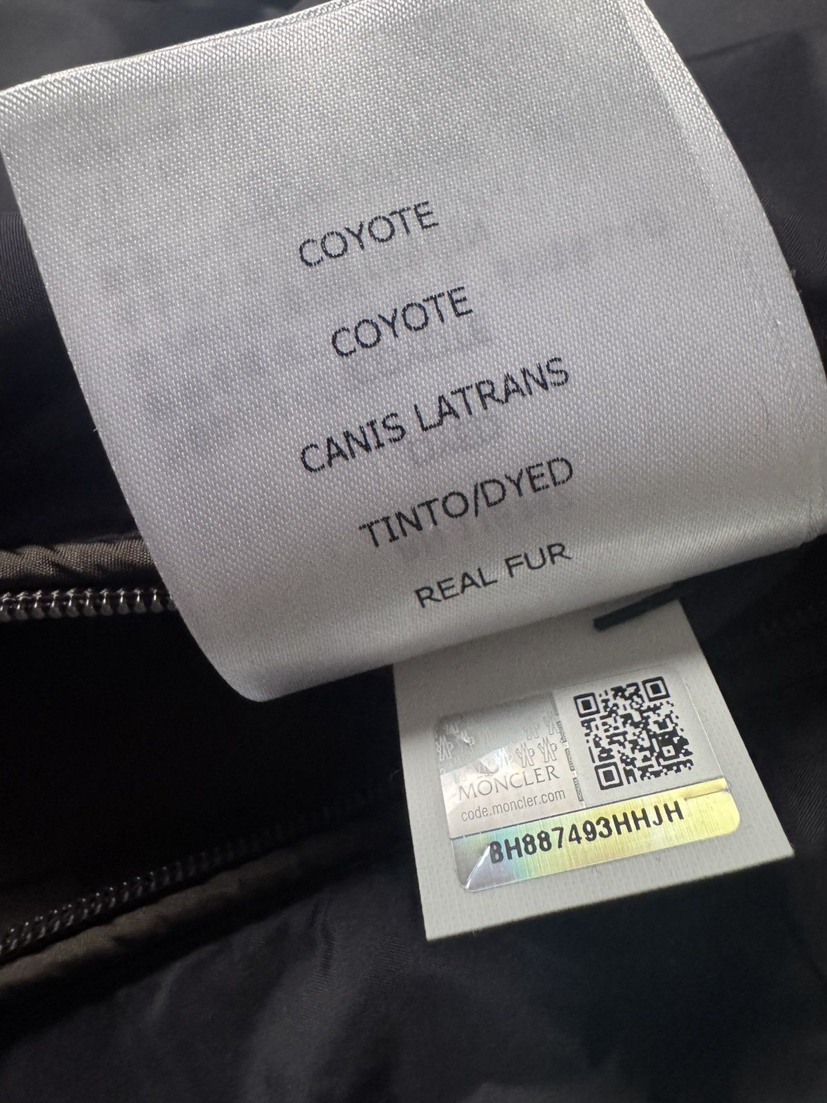 Moncler $2800+ Olive Green Coyote Fur Trim Moncler Size US M / EU 48-50 / 2 - 6 Thumbnail