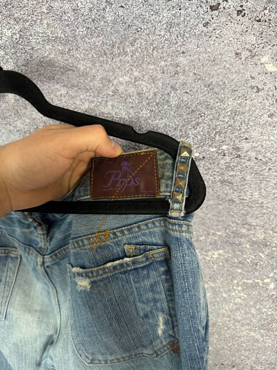 Japanese Brand × Prps × Vintage PRPS JAPAN DENIM VINTAGE PURPLE LABEL IMPALA JEANS DSTD Size 30" / US 8 / IT 44 - 19 Thumbnail