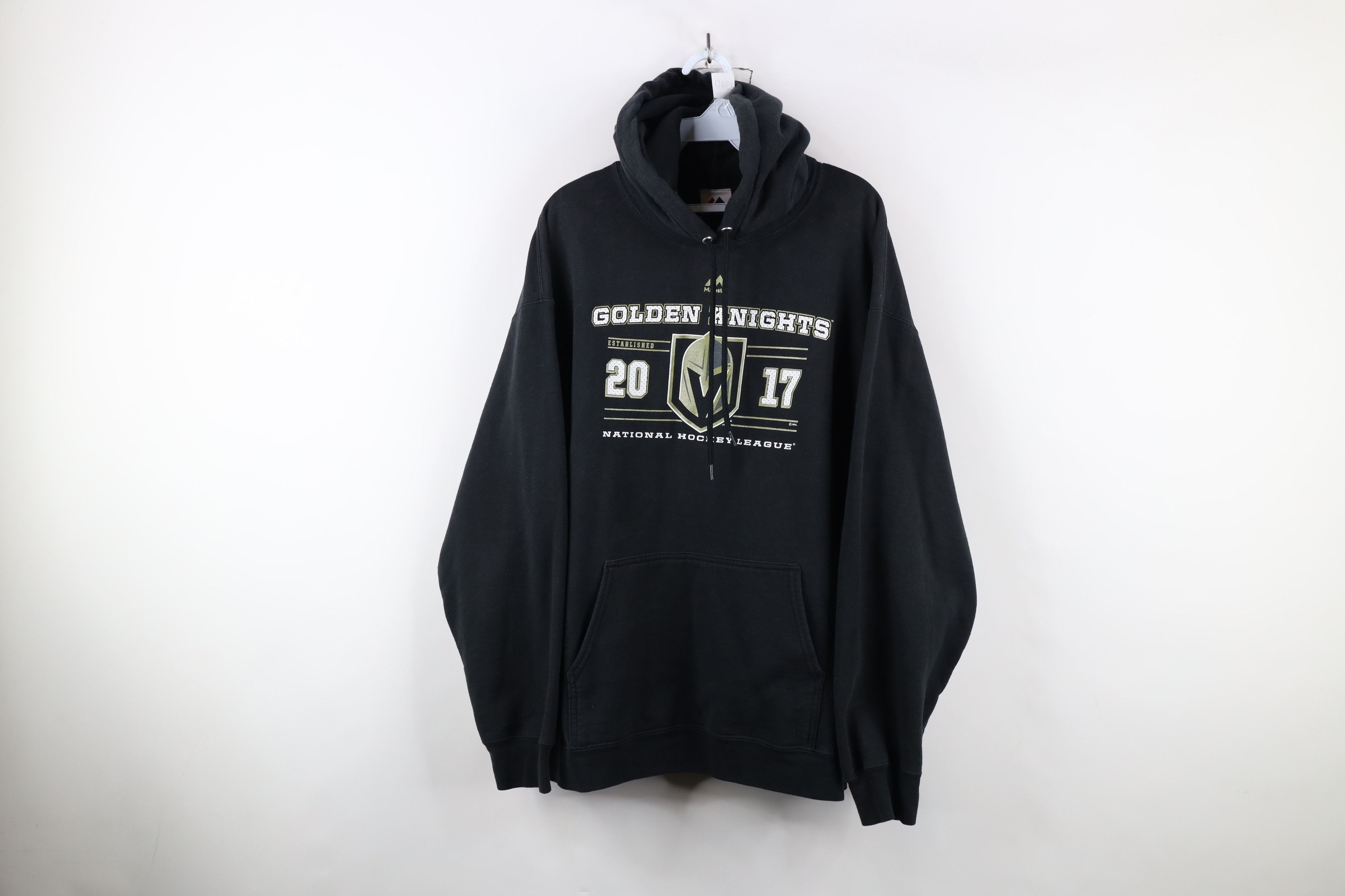 Majestic × Vintage Majestic Out Las Vegas Golden Knights Hockey Hoodie Black Size US XL / EU 56 / 4 - 1 Thumbnail
