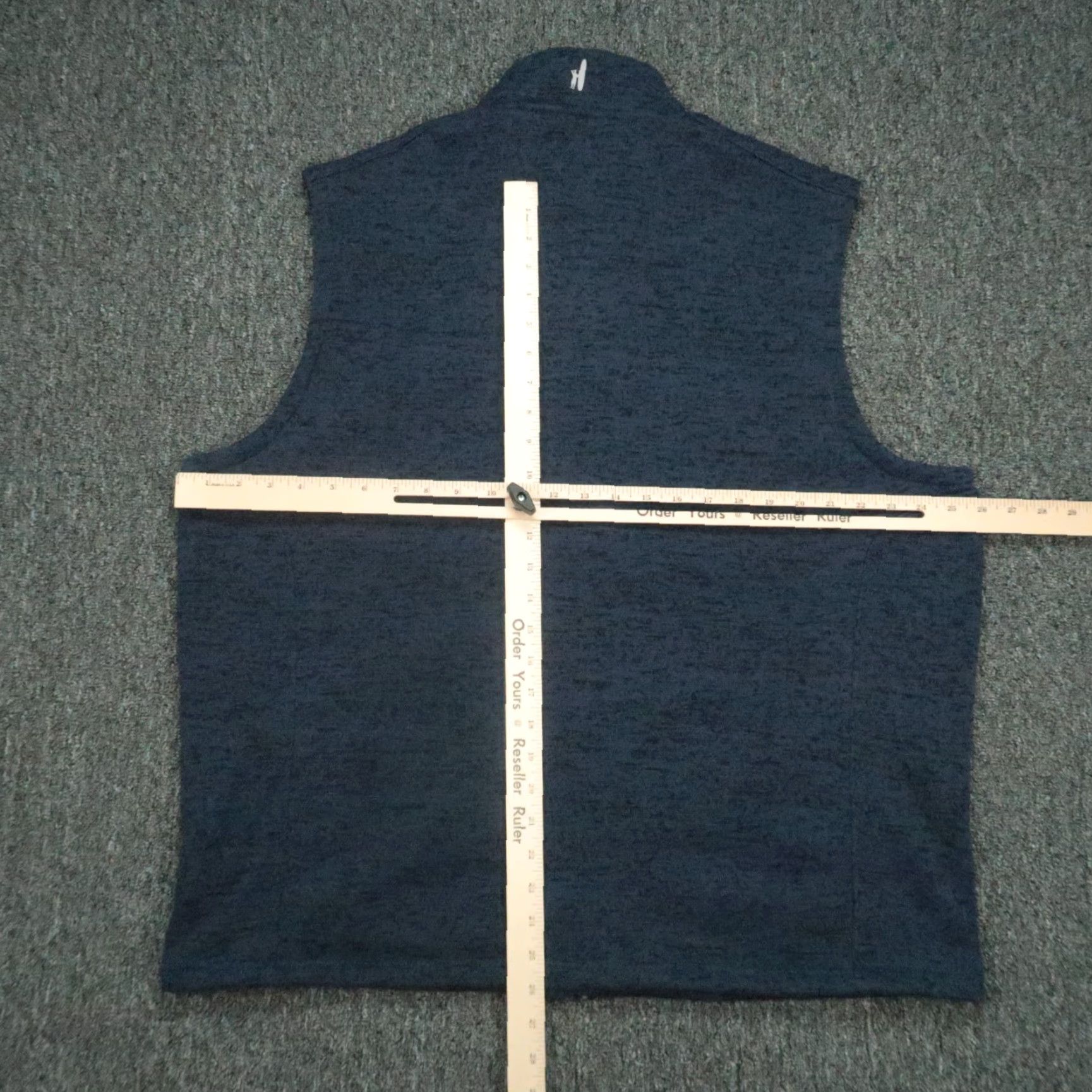 johnnie-O Johnnie O Vest Men XL Navy Blue Denali Full Zip Pockets Fleece NWT Size US XL / EU 56 / 4 - 6 Thumbnail