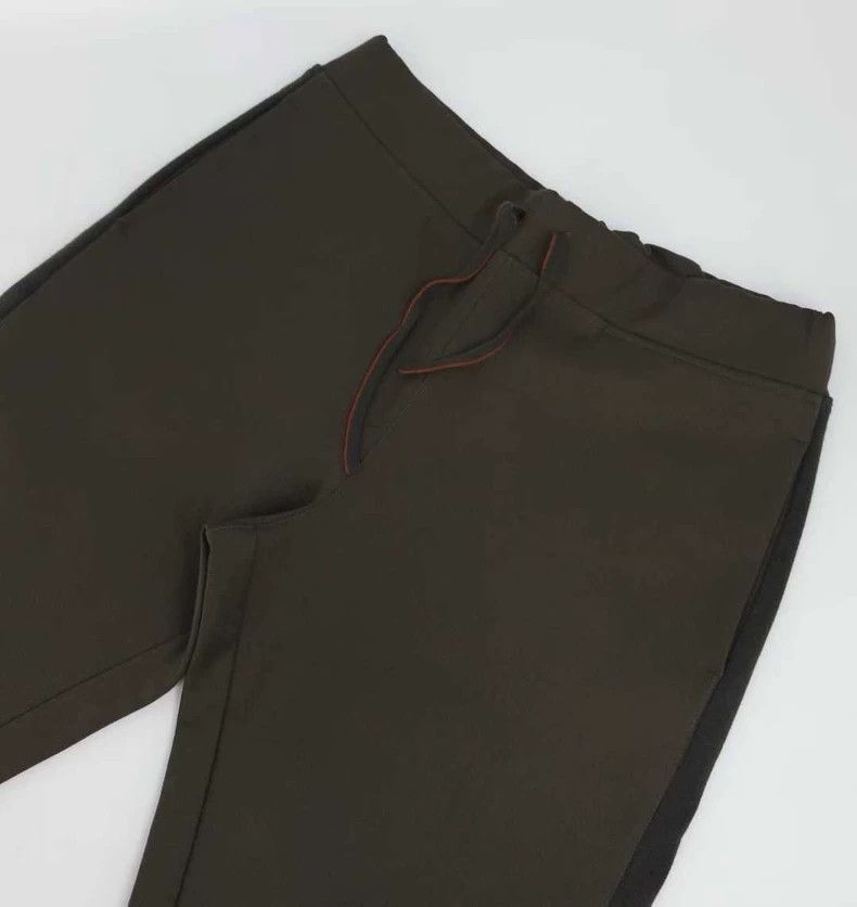 Loro Piana LORO PIANA size M Men's hoodie sweatshirt set in olive gree Size 38L - 5 Thumbnail