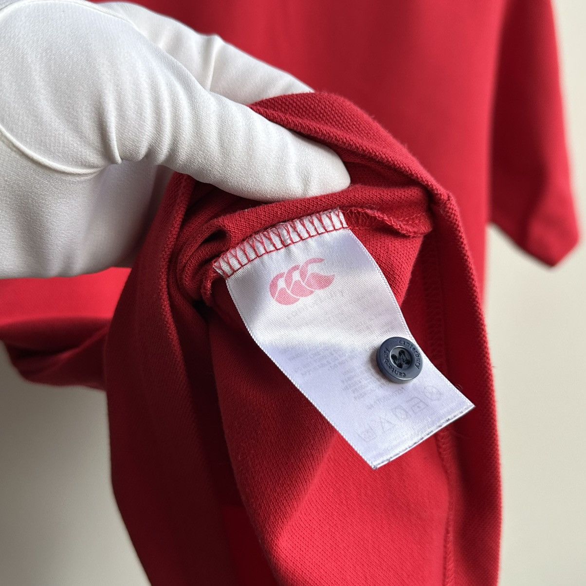 Canterbury of New Zealand × Vintage VINTAGE ENGLAND RUGBY CANTERBURY POLO SHIRT Size US S / EU 44-46 / 1 - 8 Thumbnail