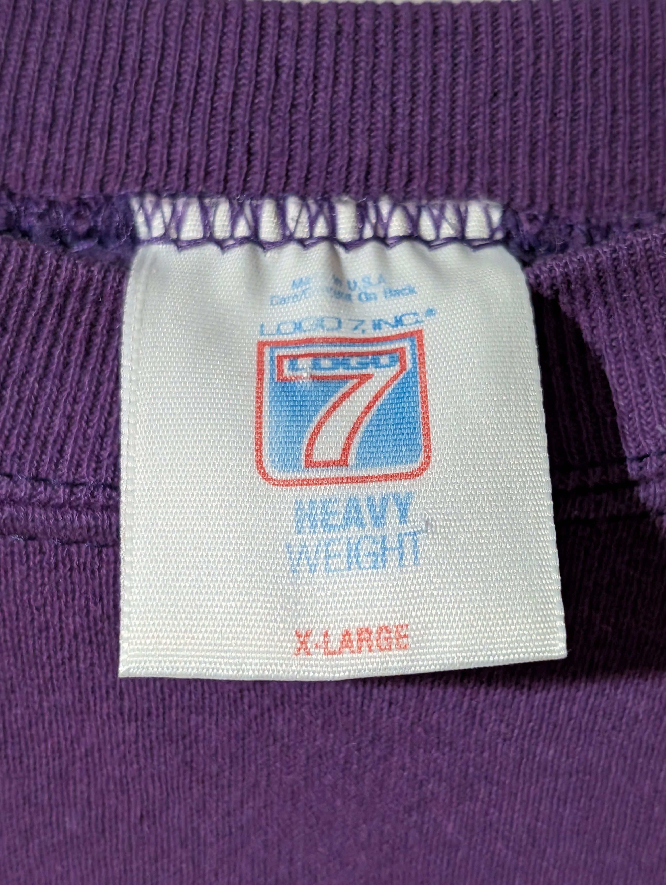 NFL Vintage 90s Minnesota Vikings NFL Logo 7 Sweatshirt Size US XL / EU 56 / 4 - 3 Thumbnail