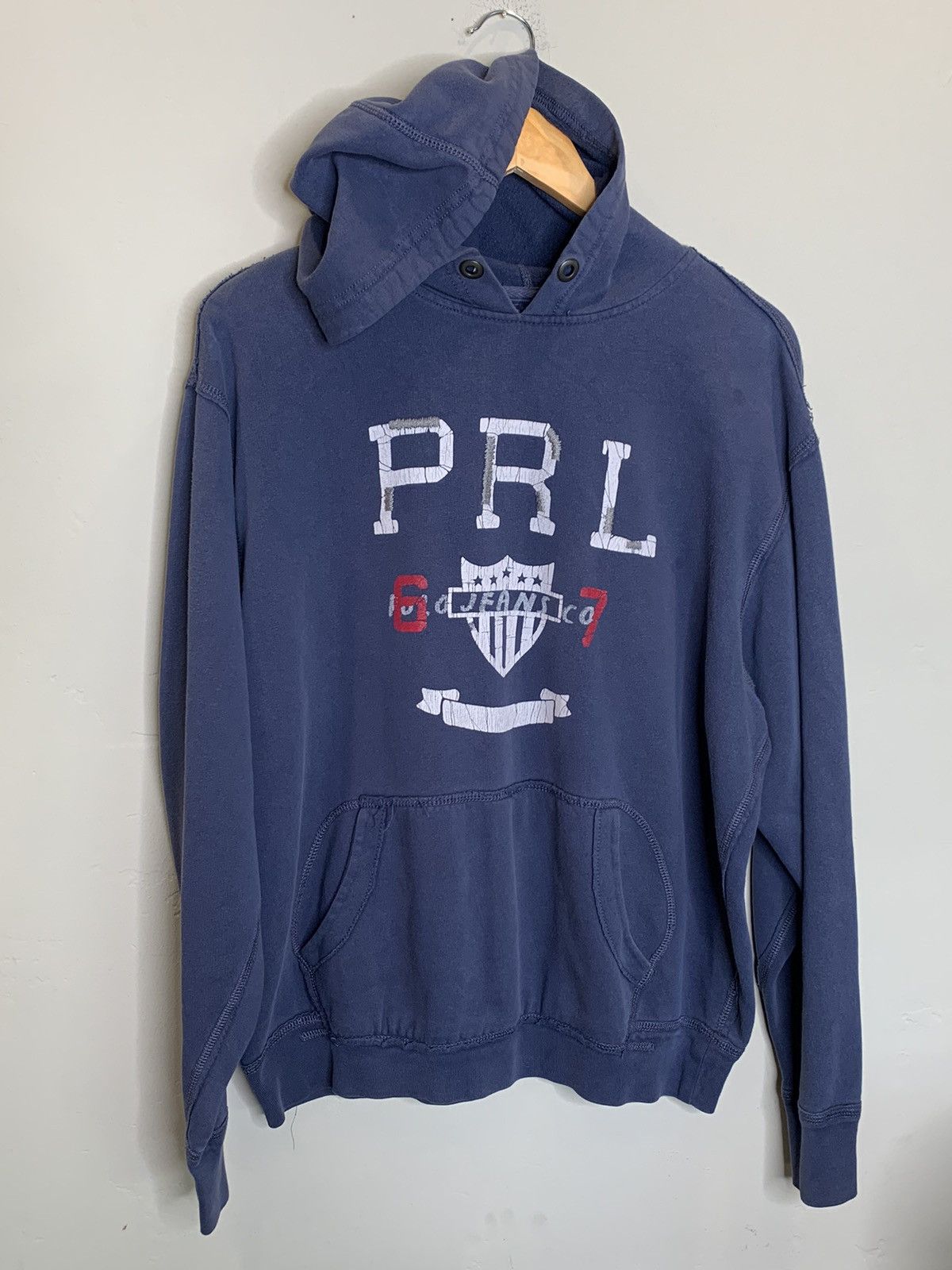 Ralph Lauren *RARE* Vintage Polo Ralph Lauren PRL Logo Hoodie ...