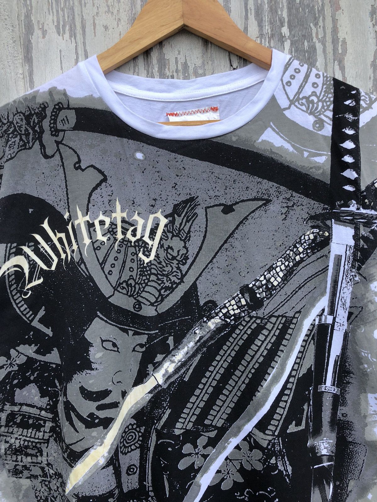 If Six Was Nine × Japanese Brand × Vintage Vintage Y2K OVP Whitetag Samurai Tshirts Size US XXL / EU 58 / 5 - 4 Thumbnail