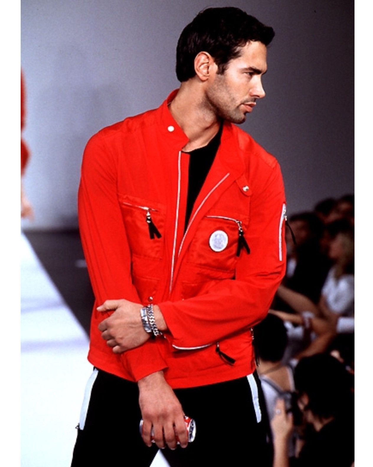 Marithe + Francois Girbaud SS1996 MARITHE FRANCOIS GIRBAUD RACING JACKET Size US XL / EU 56 / 4 - 4 Thumbnail