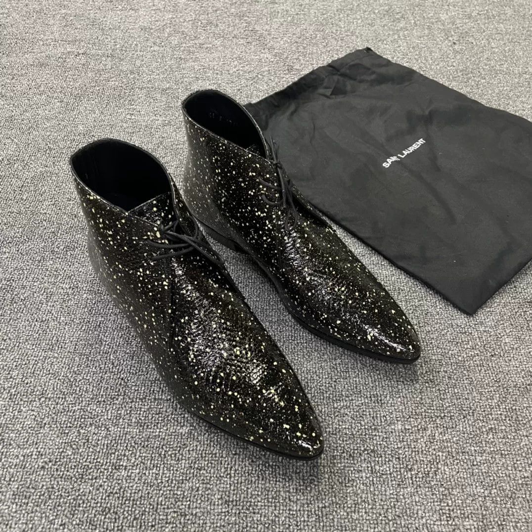 Saint Laurent Paris YSL Saint Laurent Ankle Boots 40-41 Size US 7 / EU 40 - 1 Thumbnail