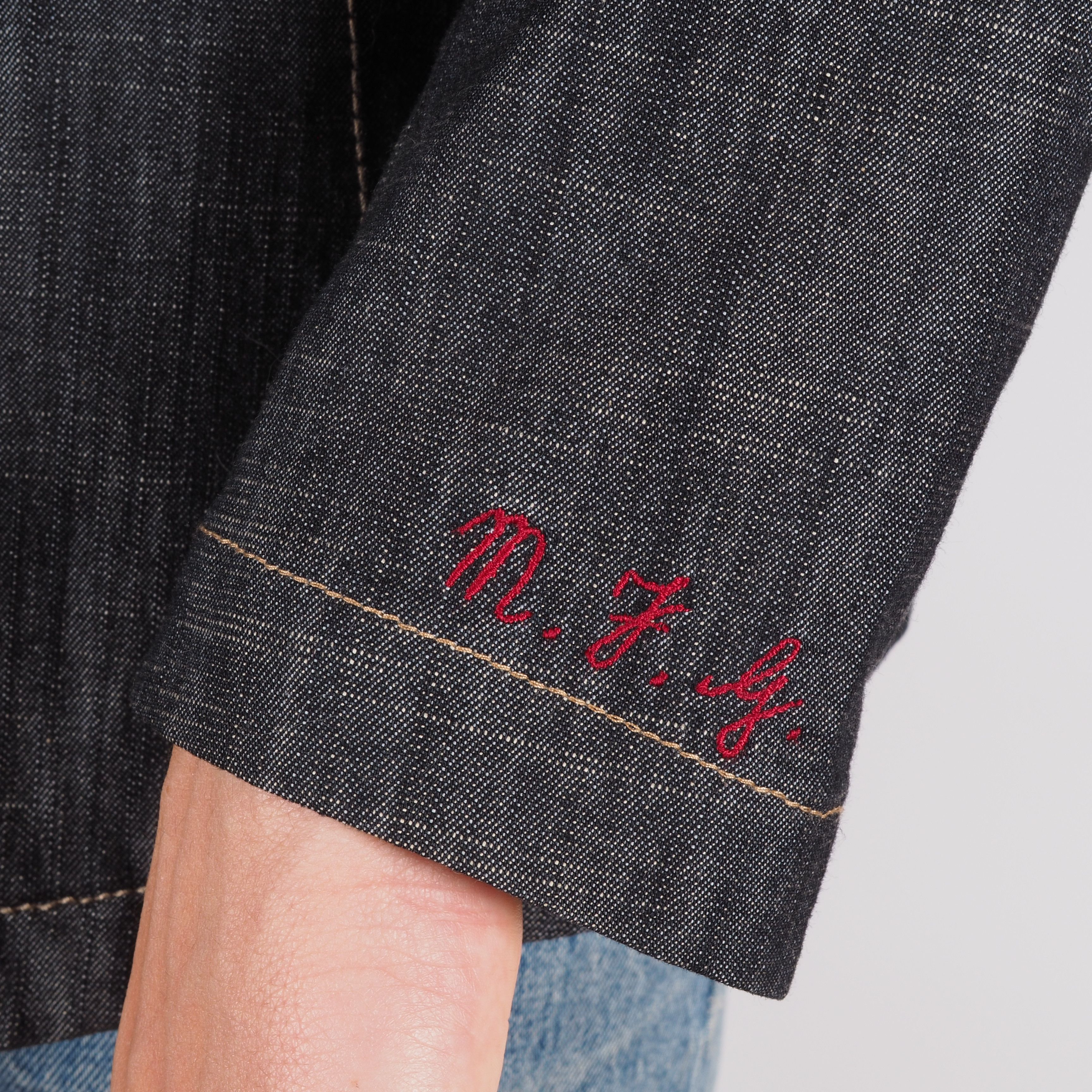 Marithe + Francois Girbaud Marithe Francois Girbaud Vintage Denim Blazer Jacket Size S / US 4 / IT 40 - 6 Thumbnail