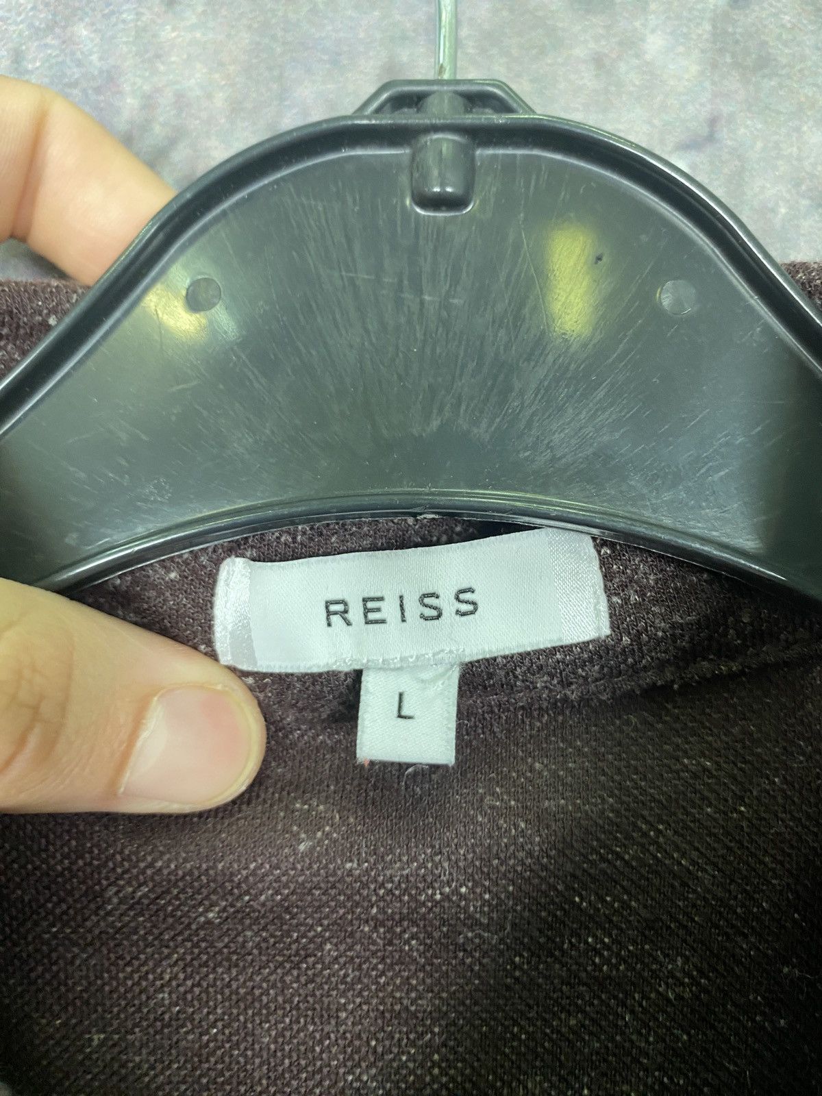 Reiss Men’s Reiss Long Sleeve Polo Shirt Luxury Size Large Size US L / EU 52-54 / 3 - 5 Thumbnail