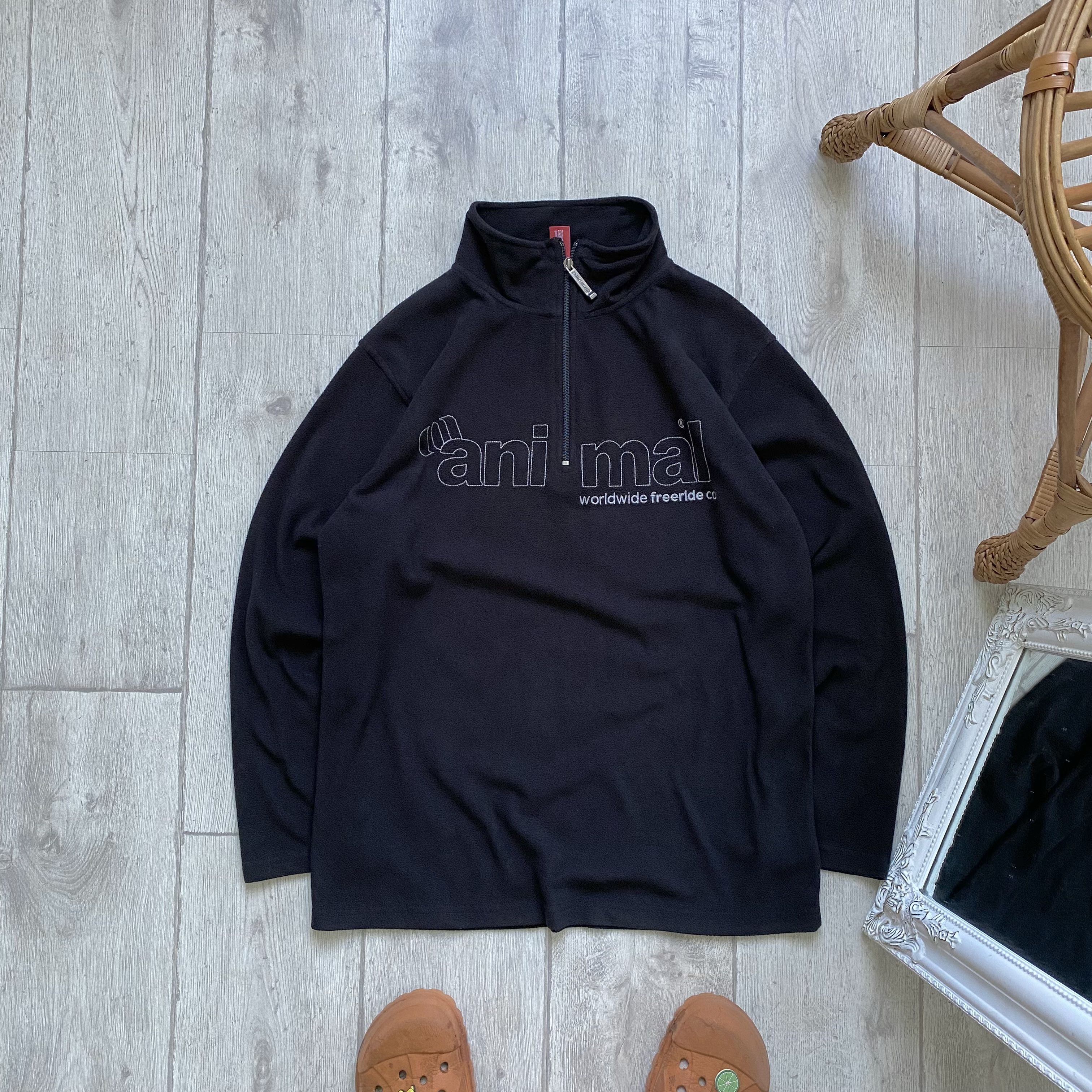 Rip Curl 🏂Vintage 00s Animal Freeride Micro Fleece sweatshirt Size US M / EU 48-50 / 2 - 1 Thumbnail
